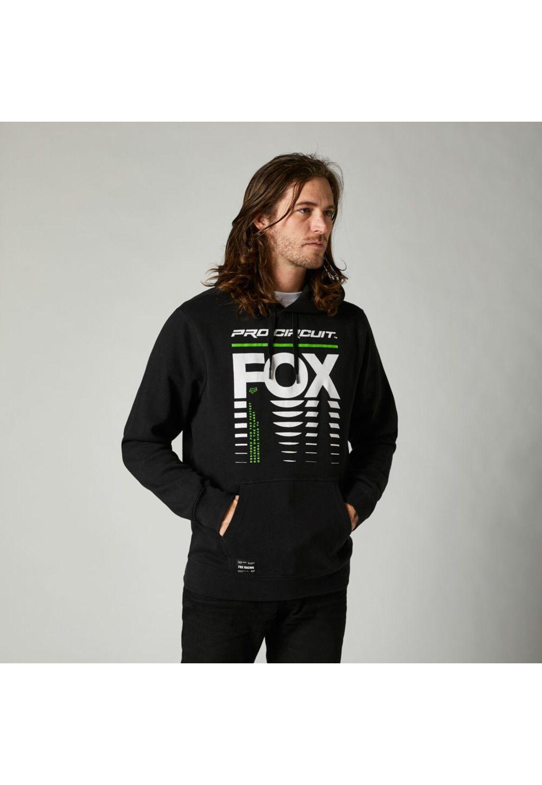 Poleron Lifestyle Pro Circuit Negro Fox-2