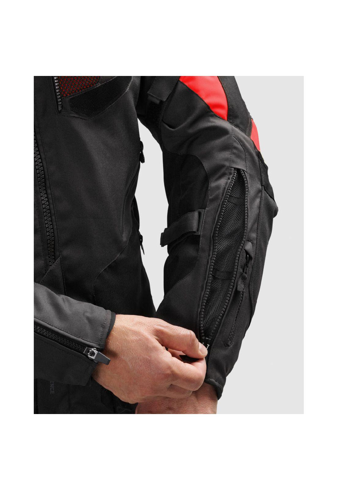 Chaqueta Moto Calle Hiker 4 Negro RebelHorn-3
