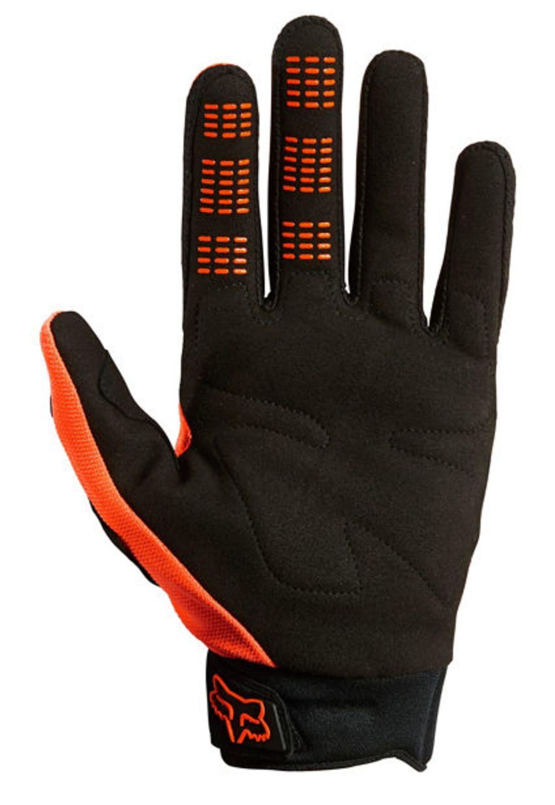 Guantes Moto Dirtpaw Naranjo Fluor/Negro Fox-1