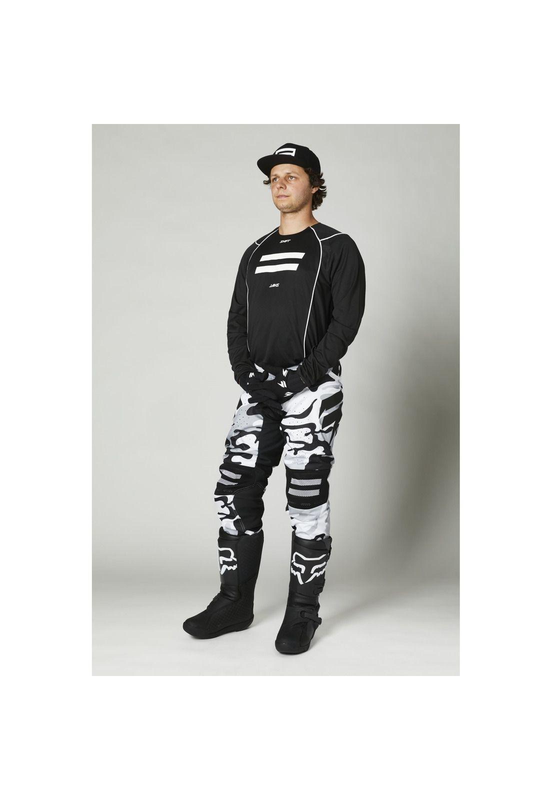 Pantalon Moto 3Lack Label GI Fro New Negro Camo Shift-1