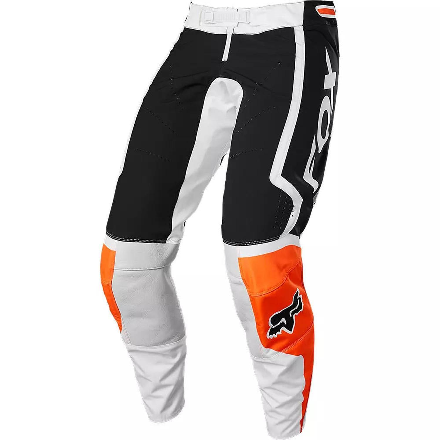 Pantalon Moto 360 DVIDE Negro/Naranjo Fox-1