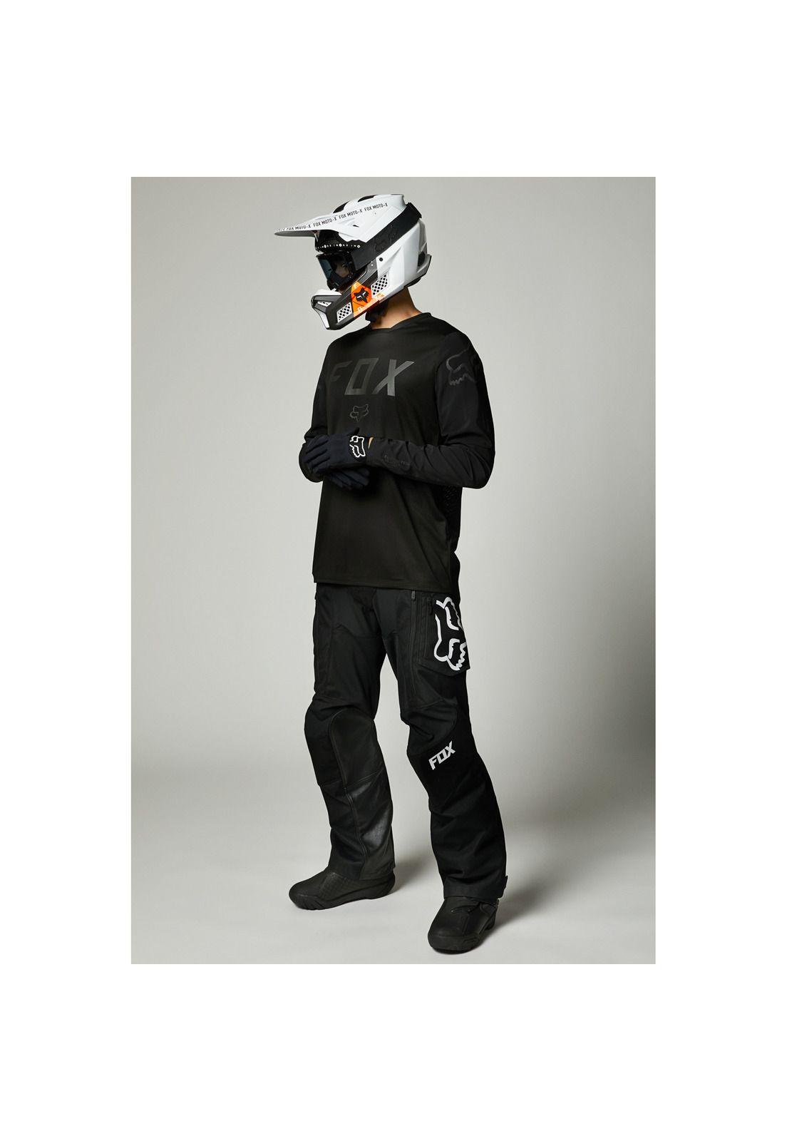 Polera Moto Legion Lt Negro Fox-1