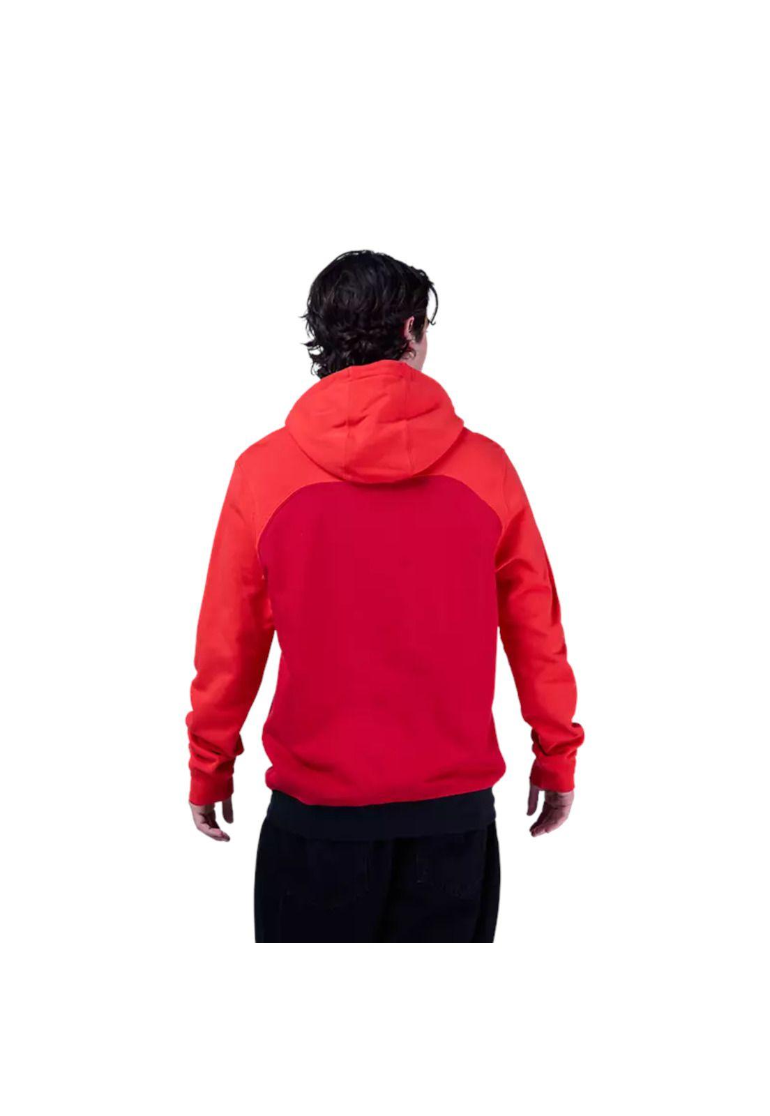 Poleron Lifestyle Fracture Rojo Fox-3