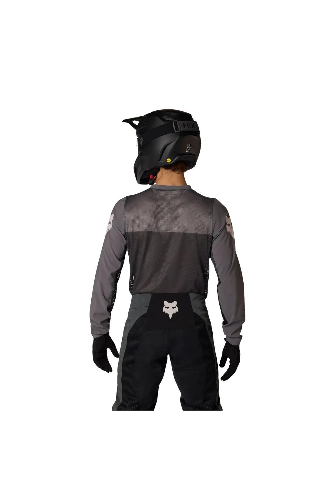Polera Moto Ranger Air Off Road Negro/Gris Fox-3