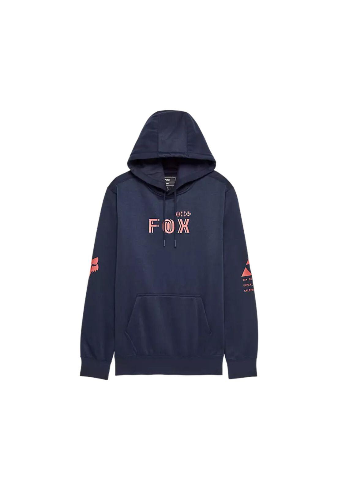 Poleron Lifestyle Glyph Azul Fox-0