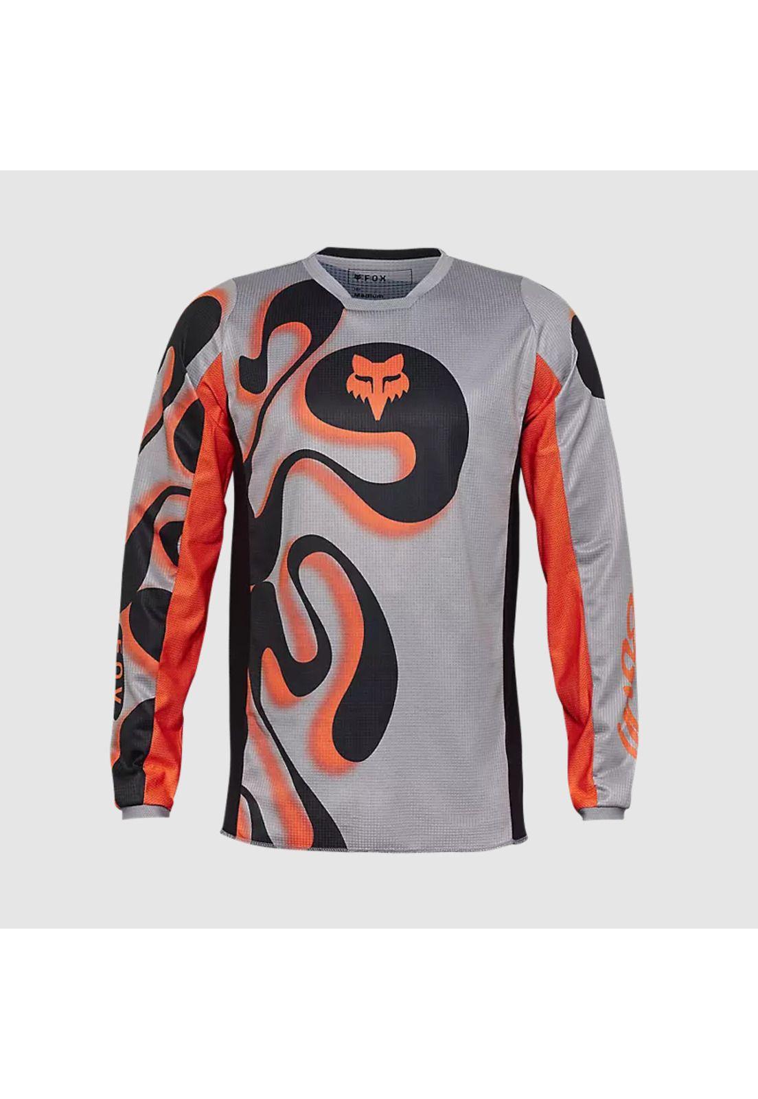 Polera Moto 180 Emotion Gris Fox-0