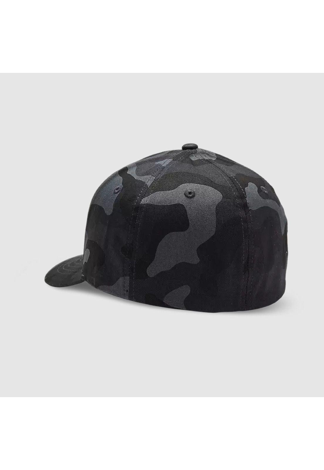 Gorro Jockey Lifestyle Fox Head Flexfit Camo Negro Fox-1