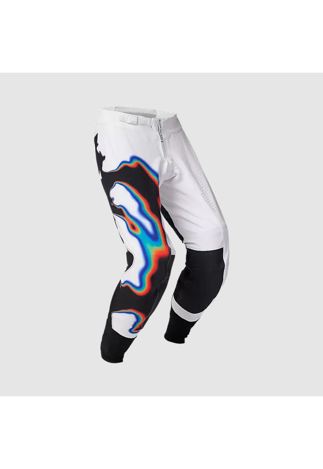 Pantalon Moto Flexair Scans Edición Limitada Negro/Blanco Fox-0