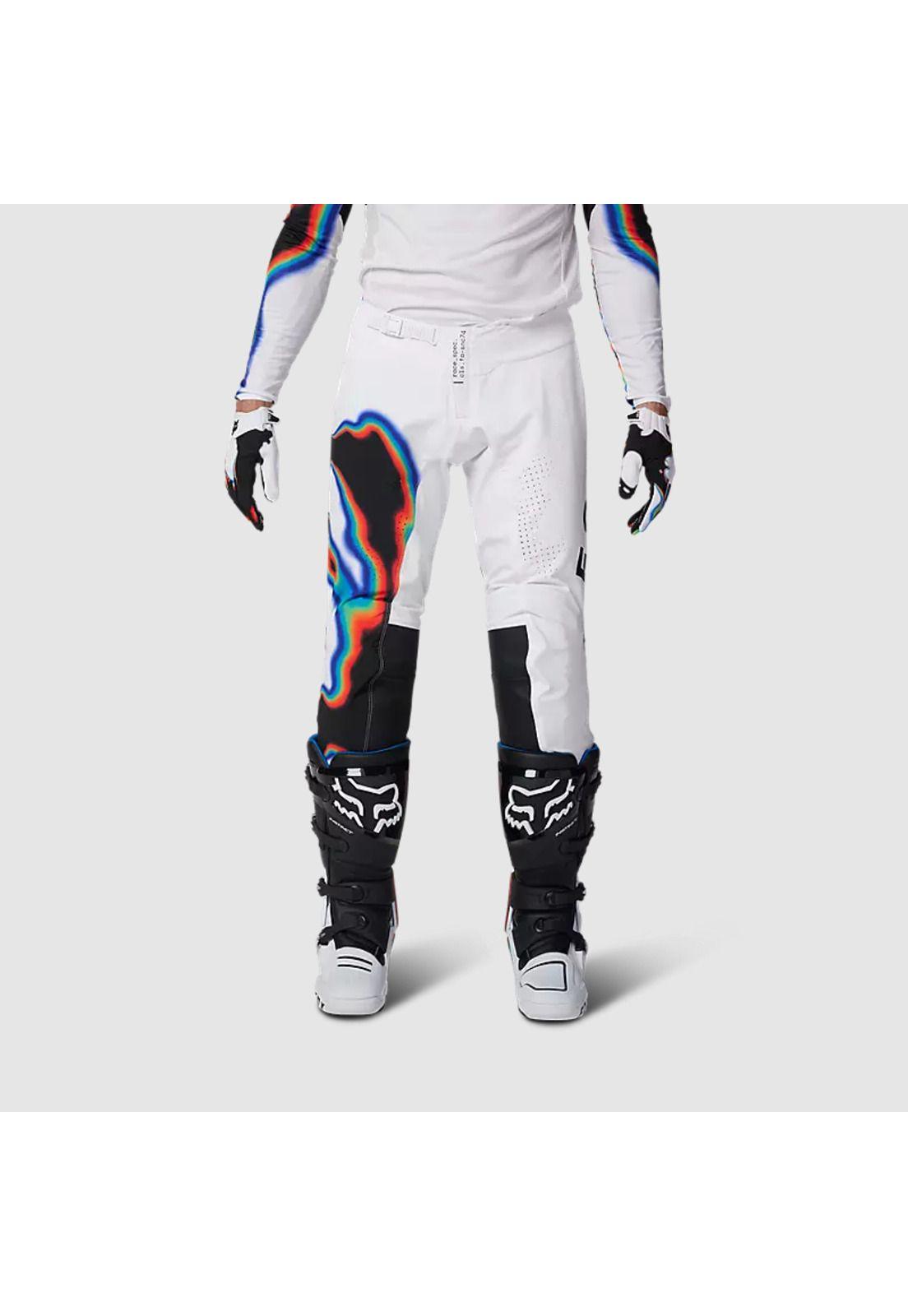 Pantalon Moto Flexair Scans Edición Limitada Negro/Blanco Fox-2