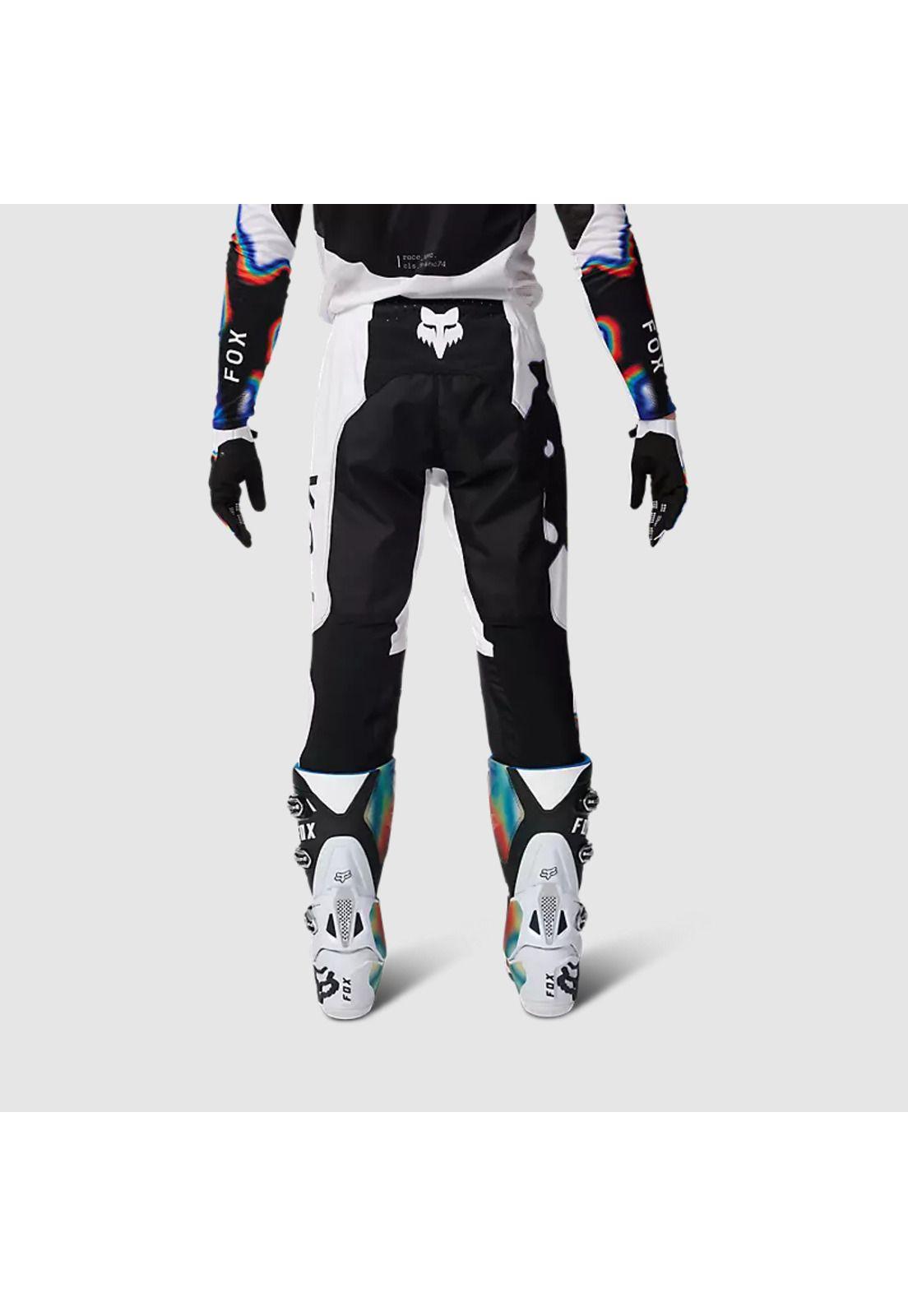 Pantalon Moto Flexair Scans Edición Limitada Negro/Blanco Fox-3