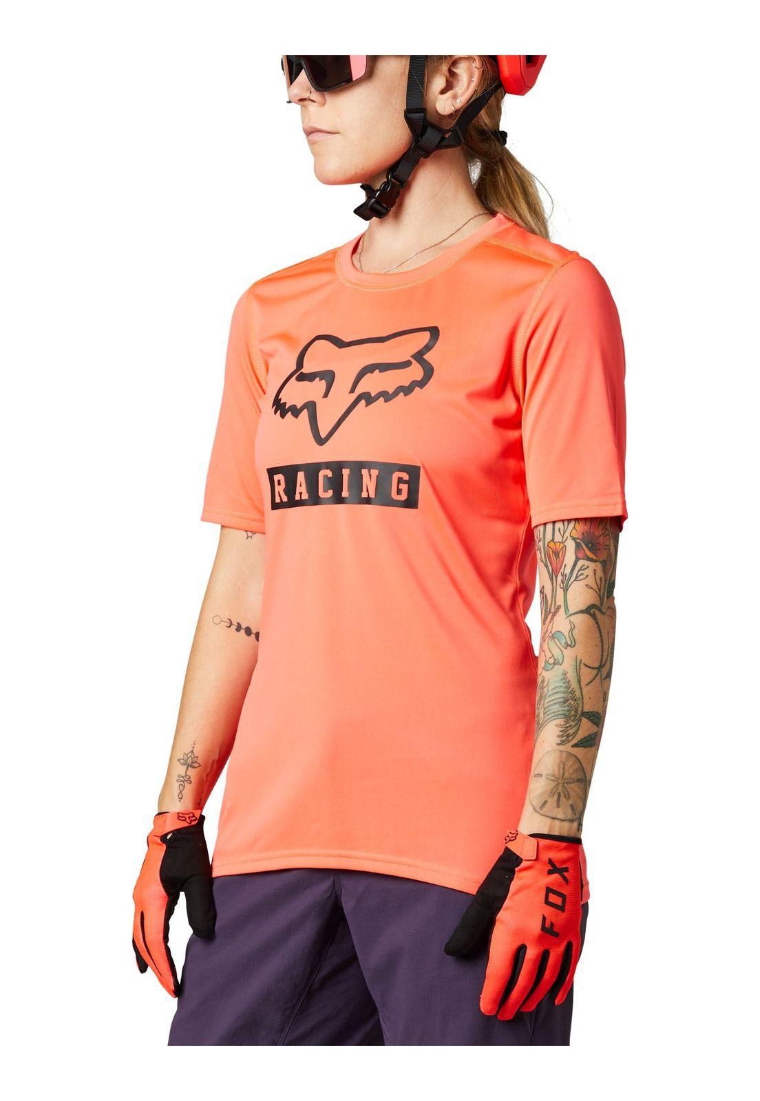 Polera Bicicleta Mujer Ranger Rojo Fox-2