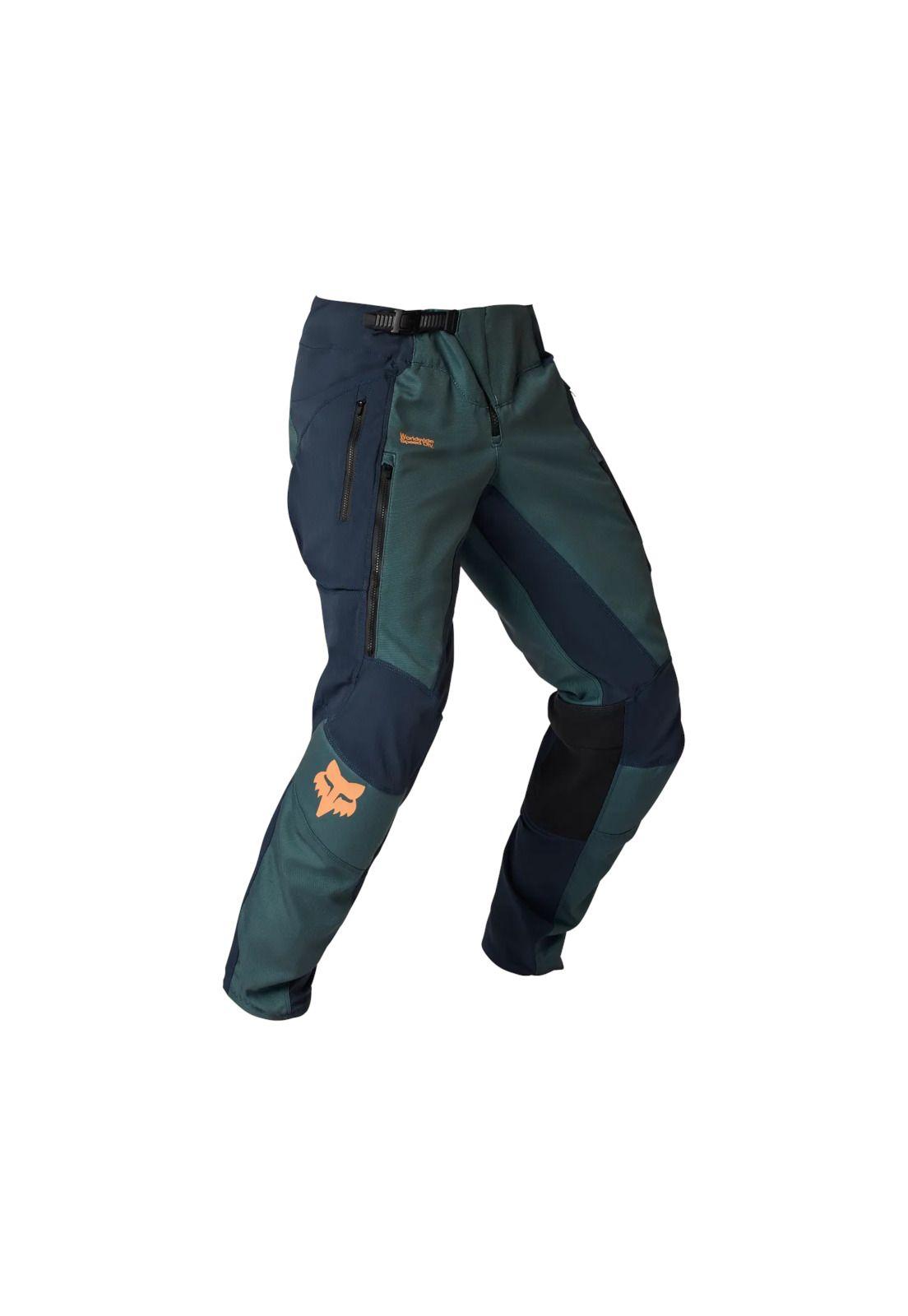 Pantalon Moto Ranger Off-Road Verde Fox-0