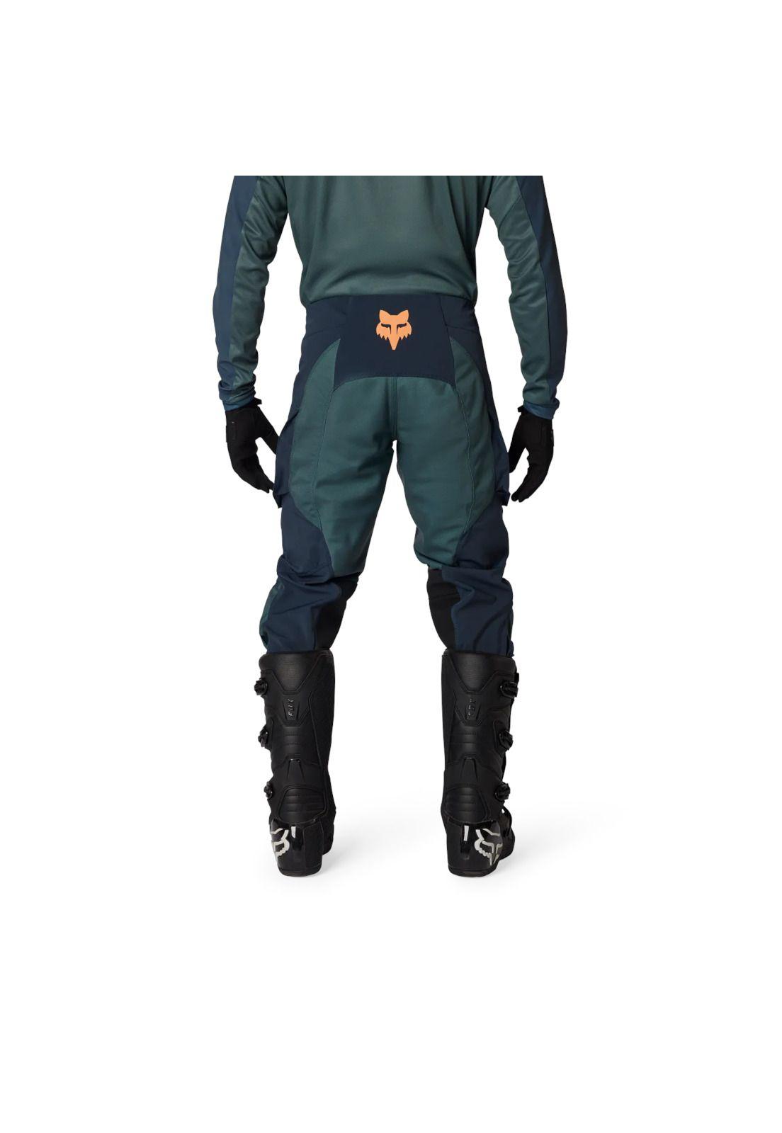 Pantalon Moto Ranger Off-Road Verde Fox-3