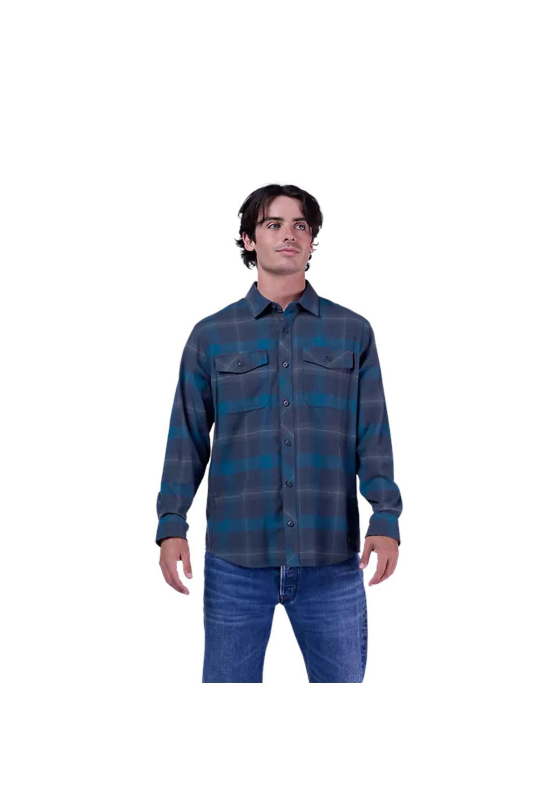 Camisa Lifestyle Survivalist Core Azul Fox-1