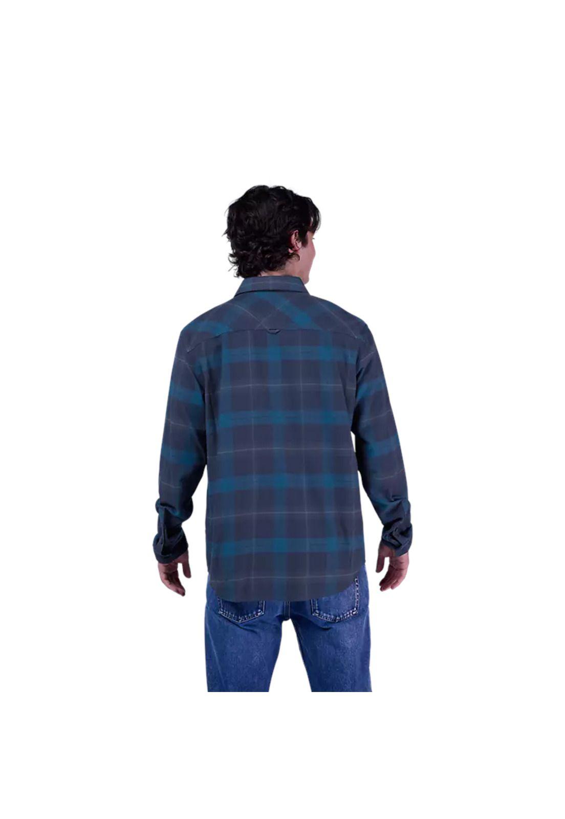 Camisa Lifestyle Survivalist Core Azul Fox-2