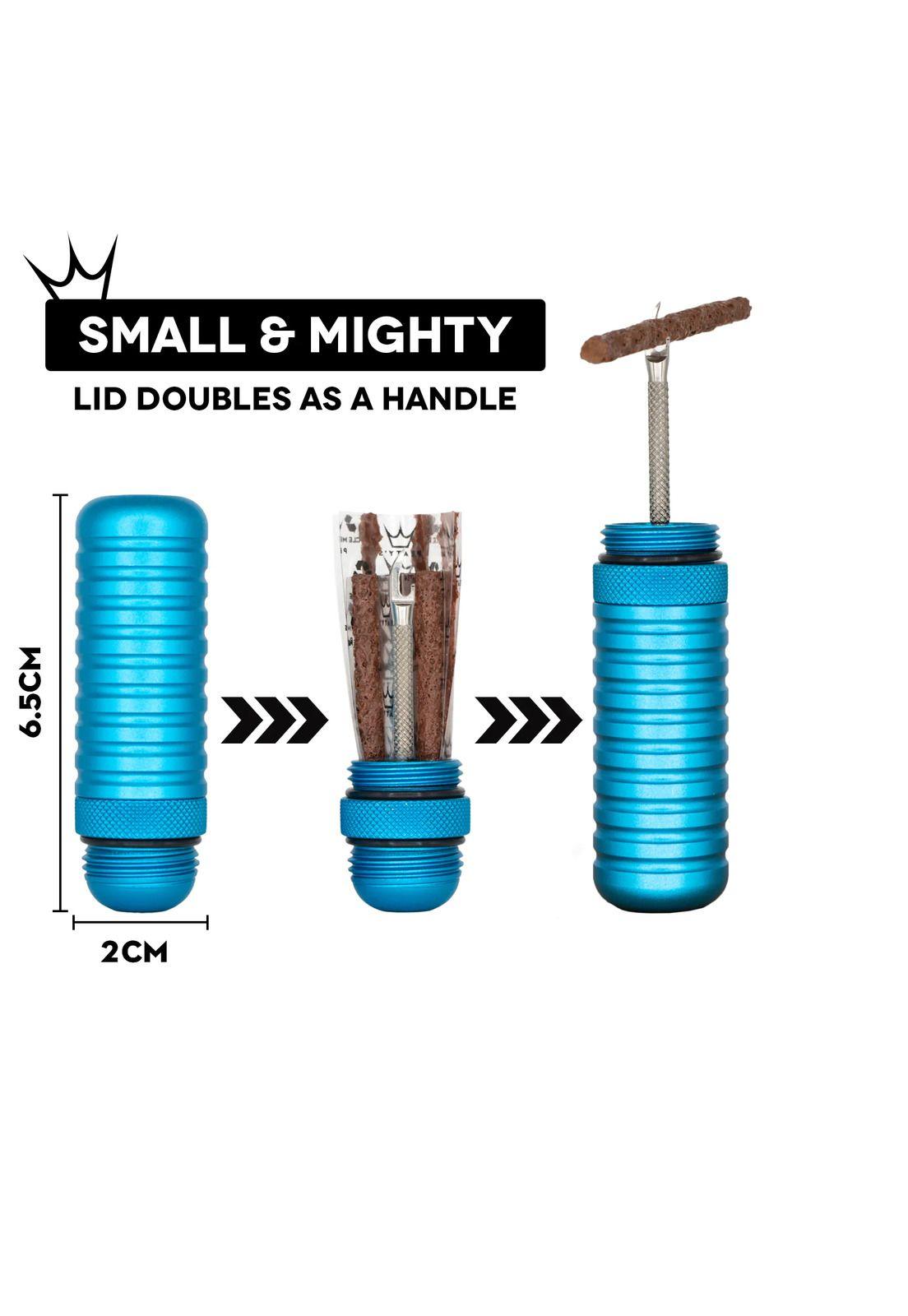 Kit de Reparacion Tubular Holeshot Negro Peaty´s-3