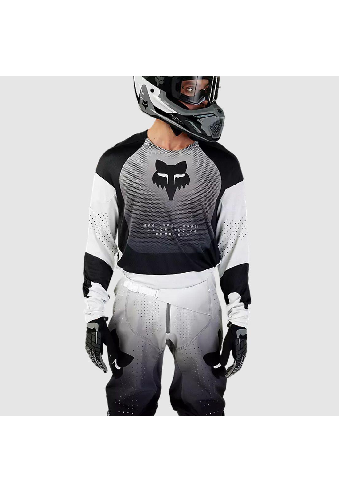 Polera Moto 360 Revise Negro/Blanco Fox-2