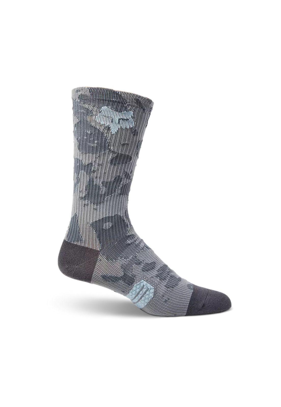 Calcetines Bicicleta Ranger 8" Gris Fox-0