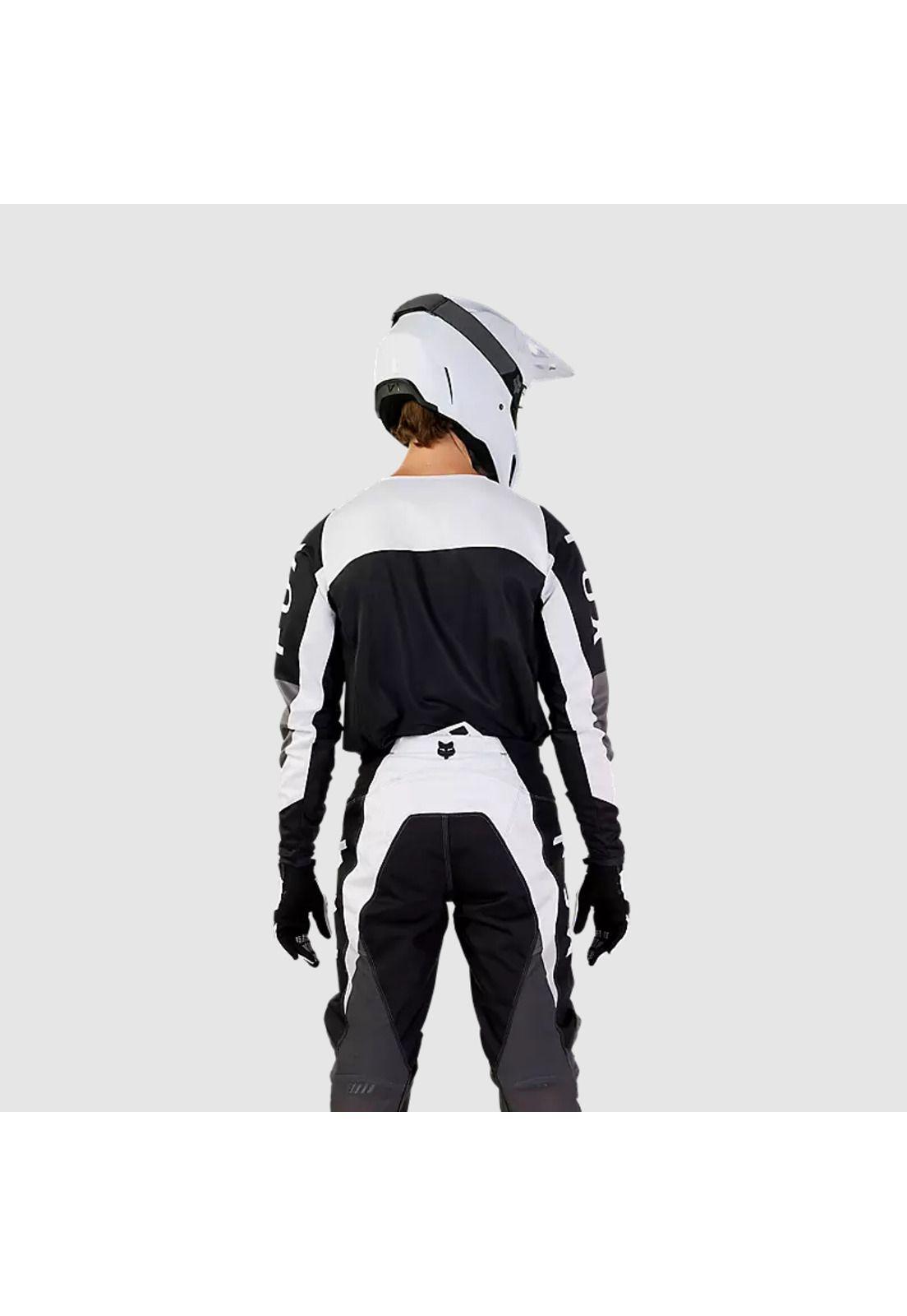 Polera Moto 180 Nitro Negro/Gris Claro Fox-2