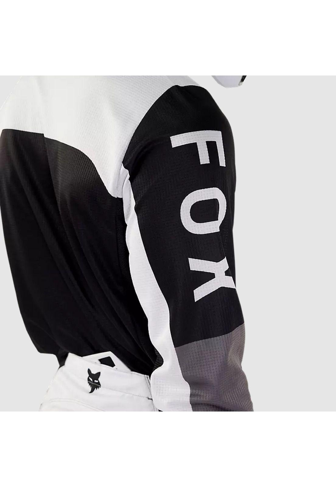 Polera Moto 180 Nitro Negro/Gris Claro Fox-6