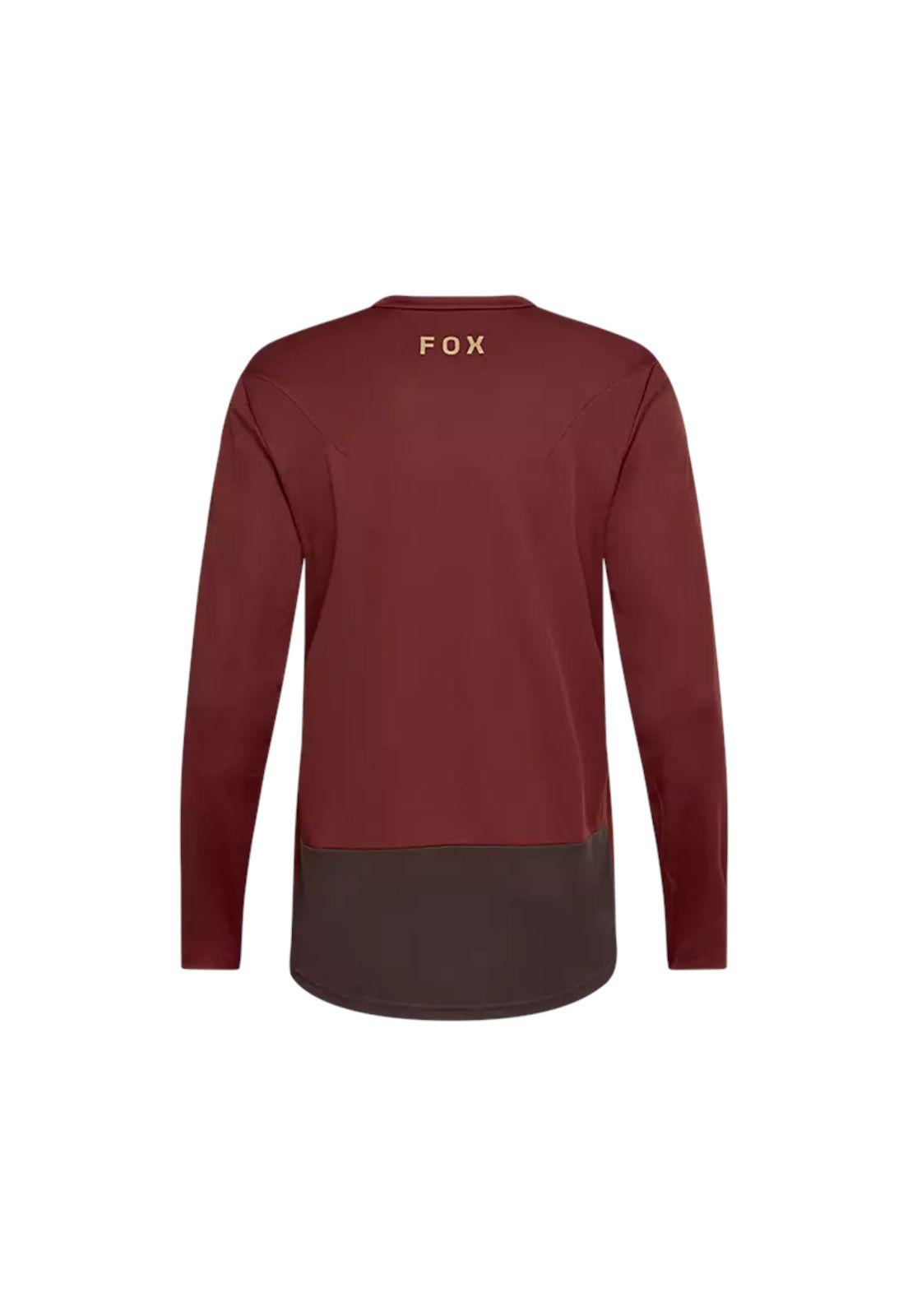 Polera Bicicleta Ranger Head Rojo Fox-1