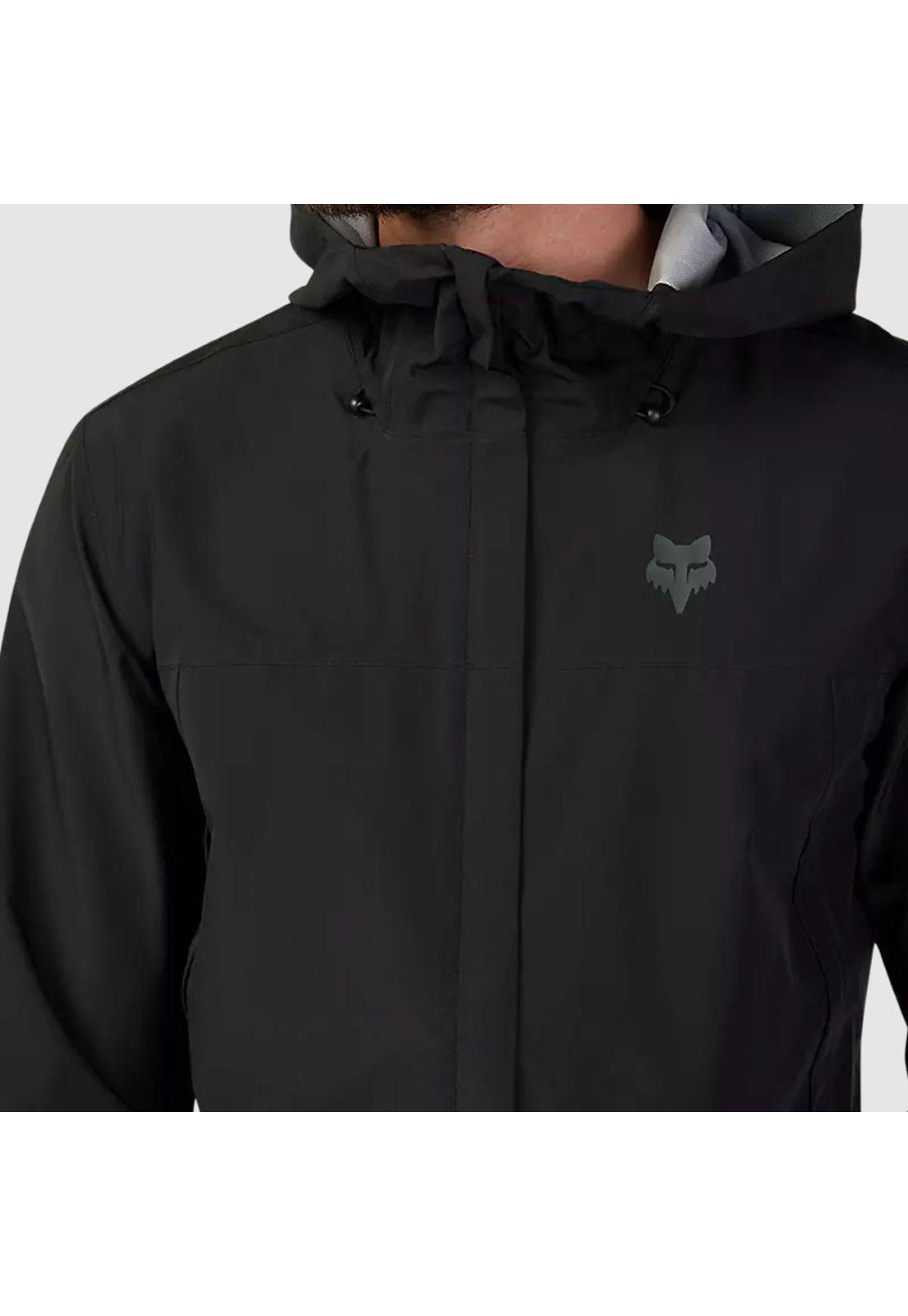 Chaqueta Bicicleta Impermeable Ranger Negro Fox-2