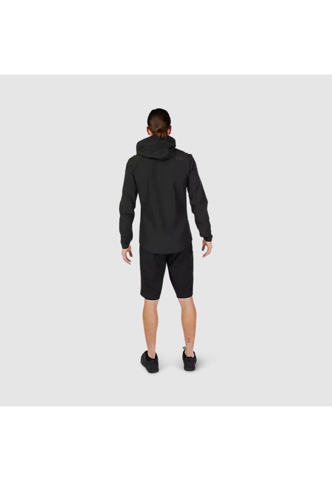 Chaqueta Bicicleta Impermeable Ranger Negro Fox-3