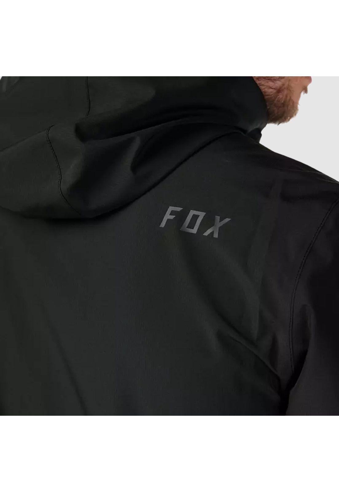 Chaqueta Bicicleta Impermeable Ranger Negro Fox-5