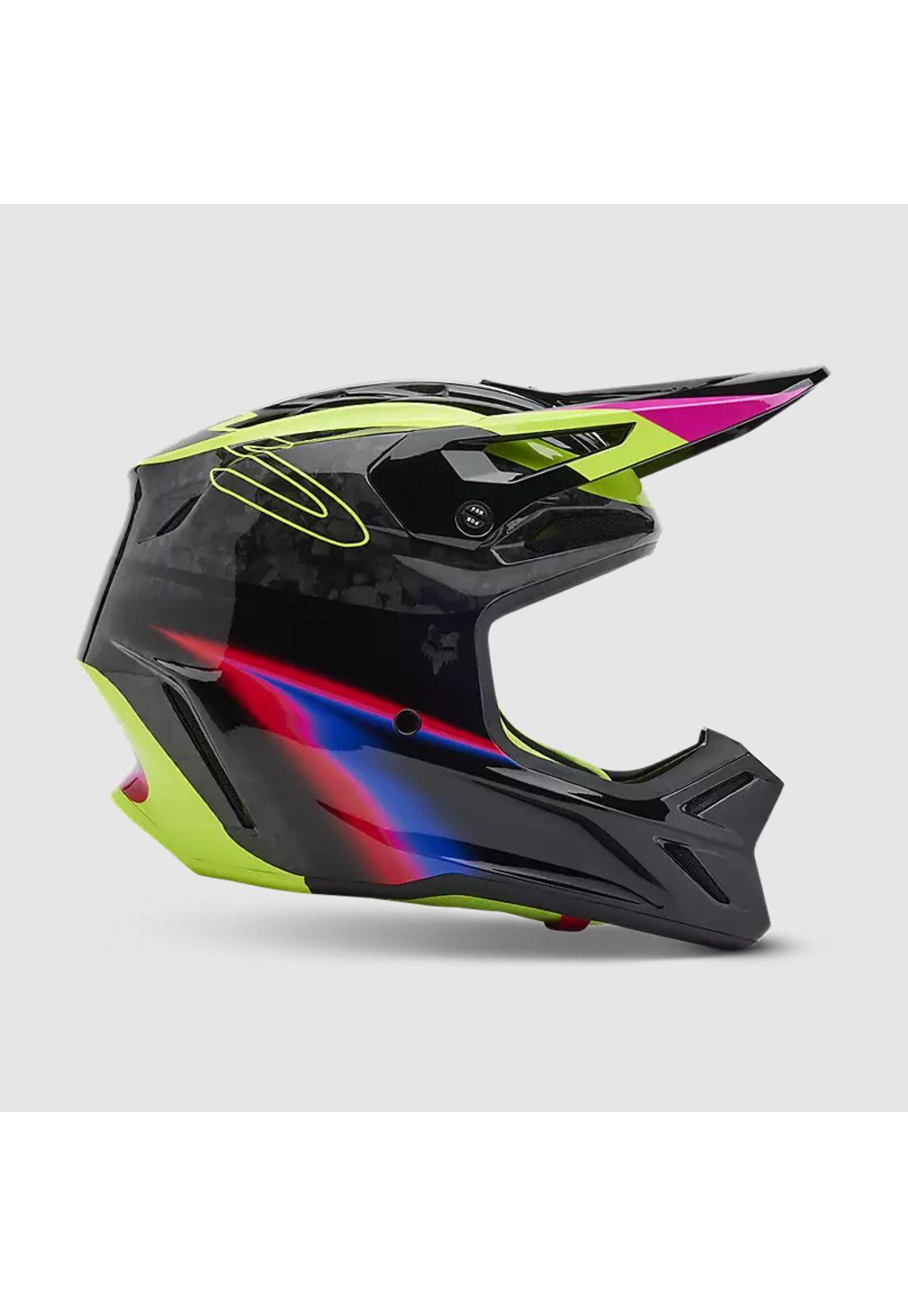 Casco Moto V3 RS Energy Negro Fox-1