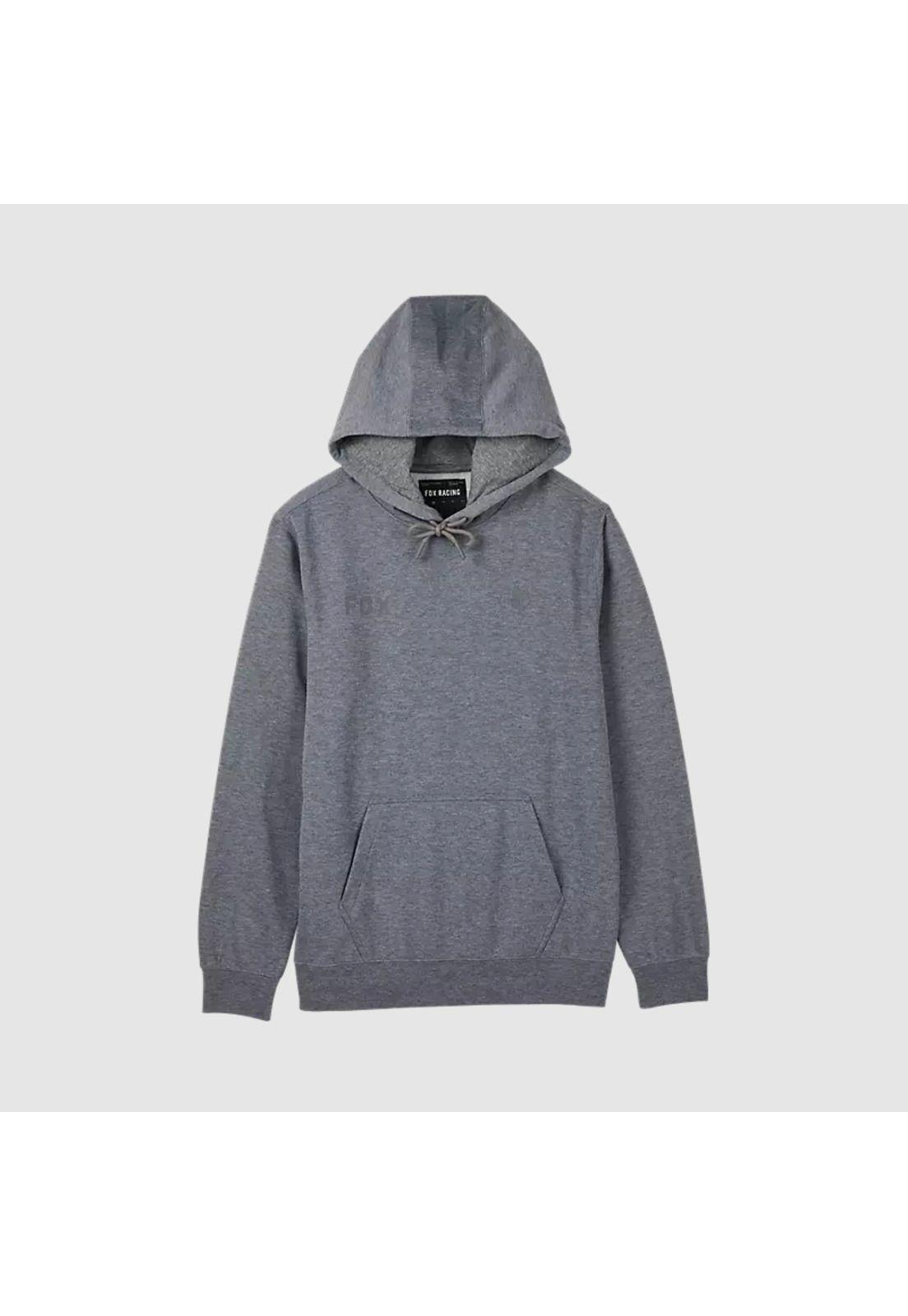 Poleron Lifestyle Canguro Wordmark Gris Fox-0