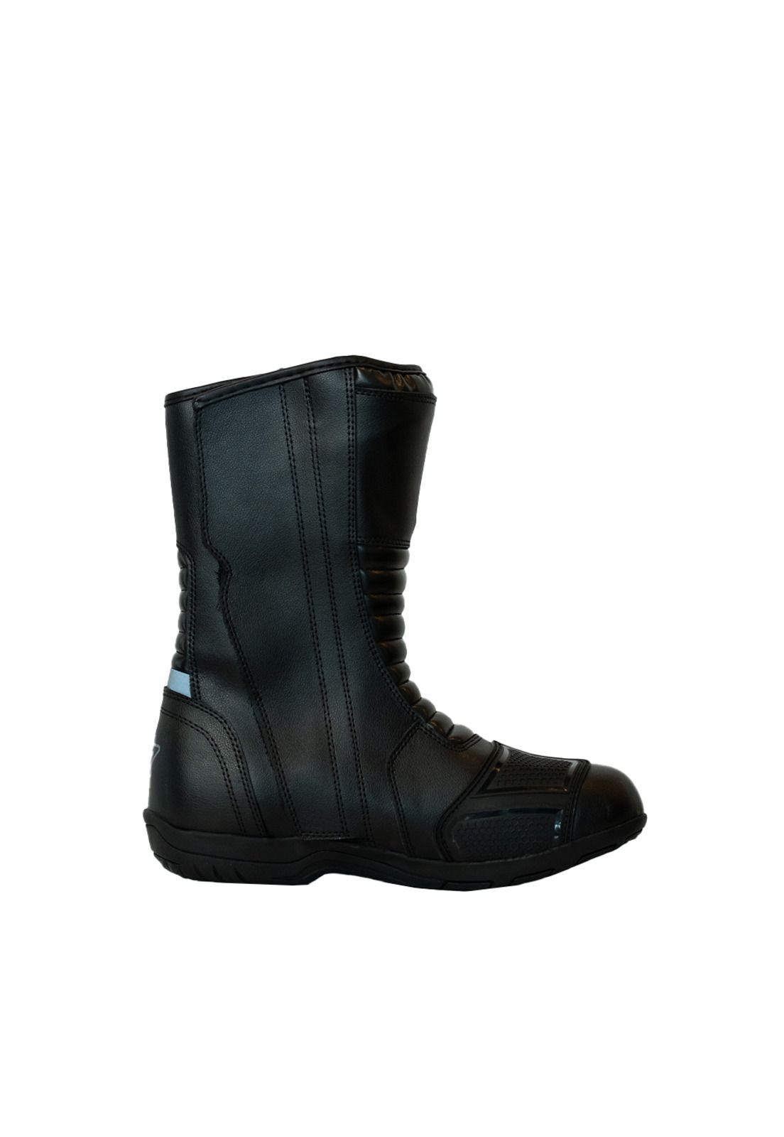 Botas Moto Calle Oman Negro KMZ-2