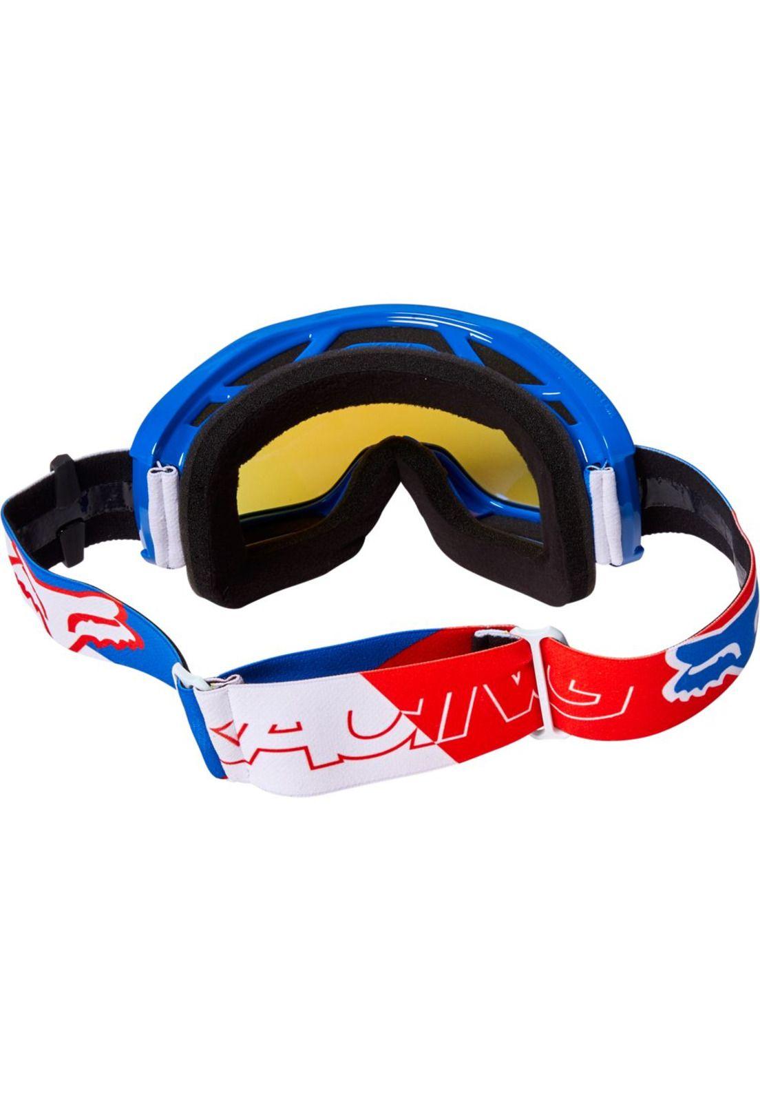 Antiparra Moto Main Skew Espejada Blanco Fox-1