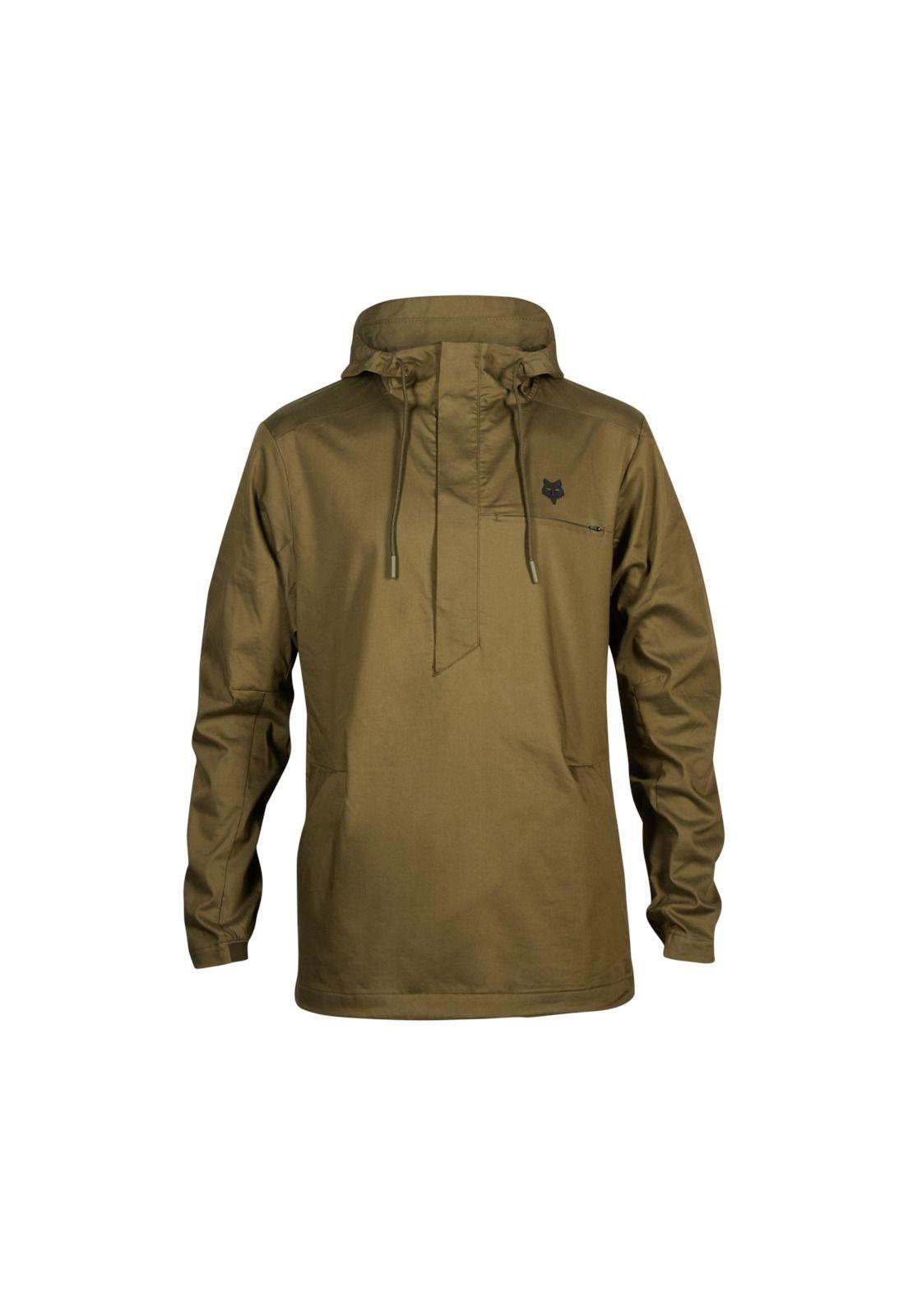 Chaqueta Cortavientos Lifestyle Anorak Survivalist Verde Oliva Fox-0