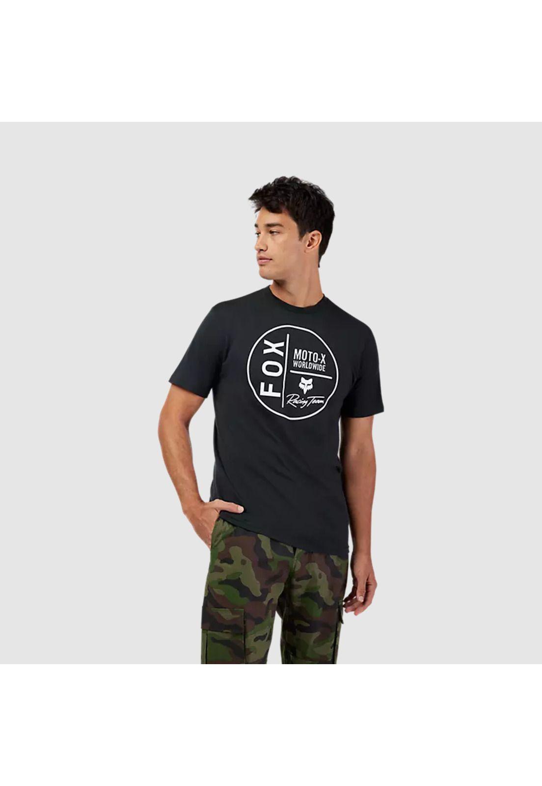 Polera Lifestyle Premium Mundial Negro Fox-2
