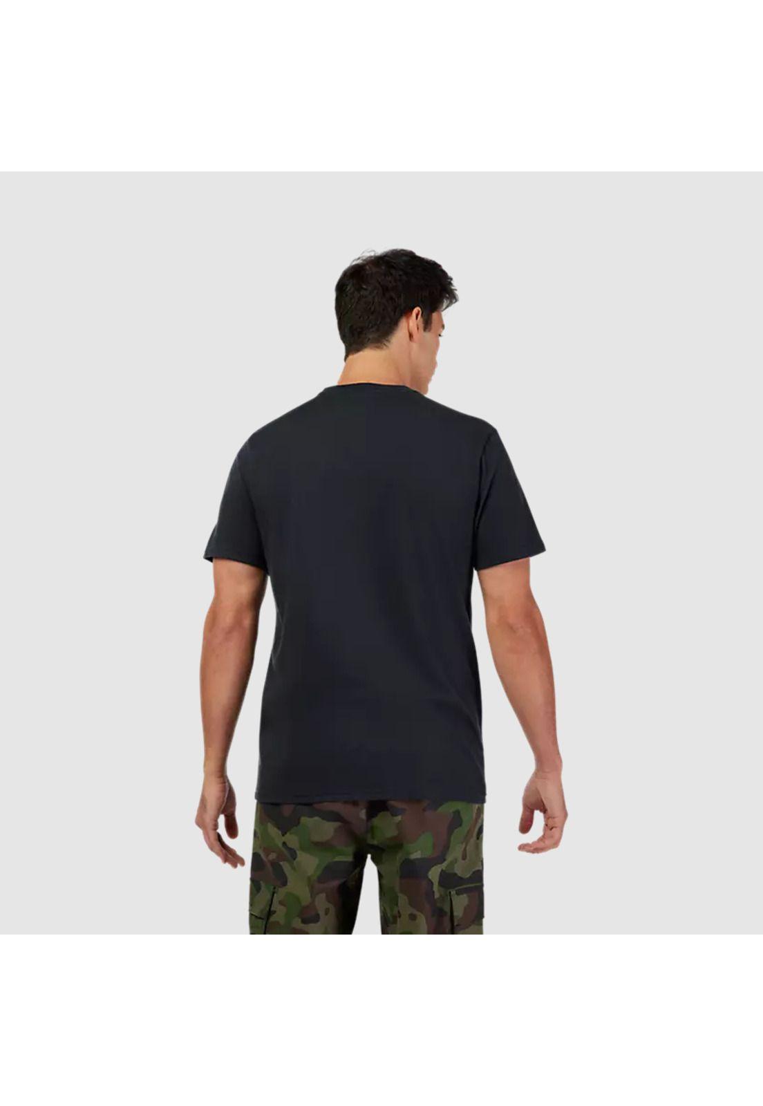 Polera Lifestyle Premium Mundial Negro Fox-3