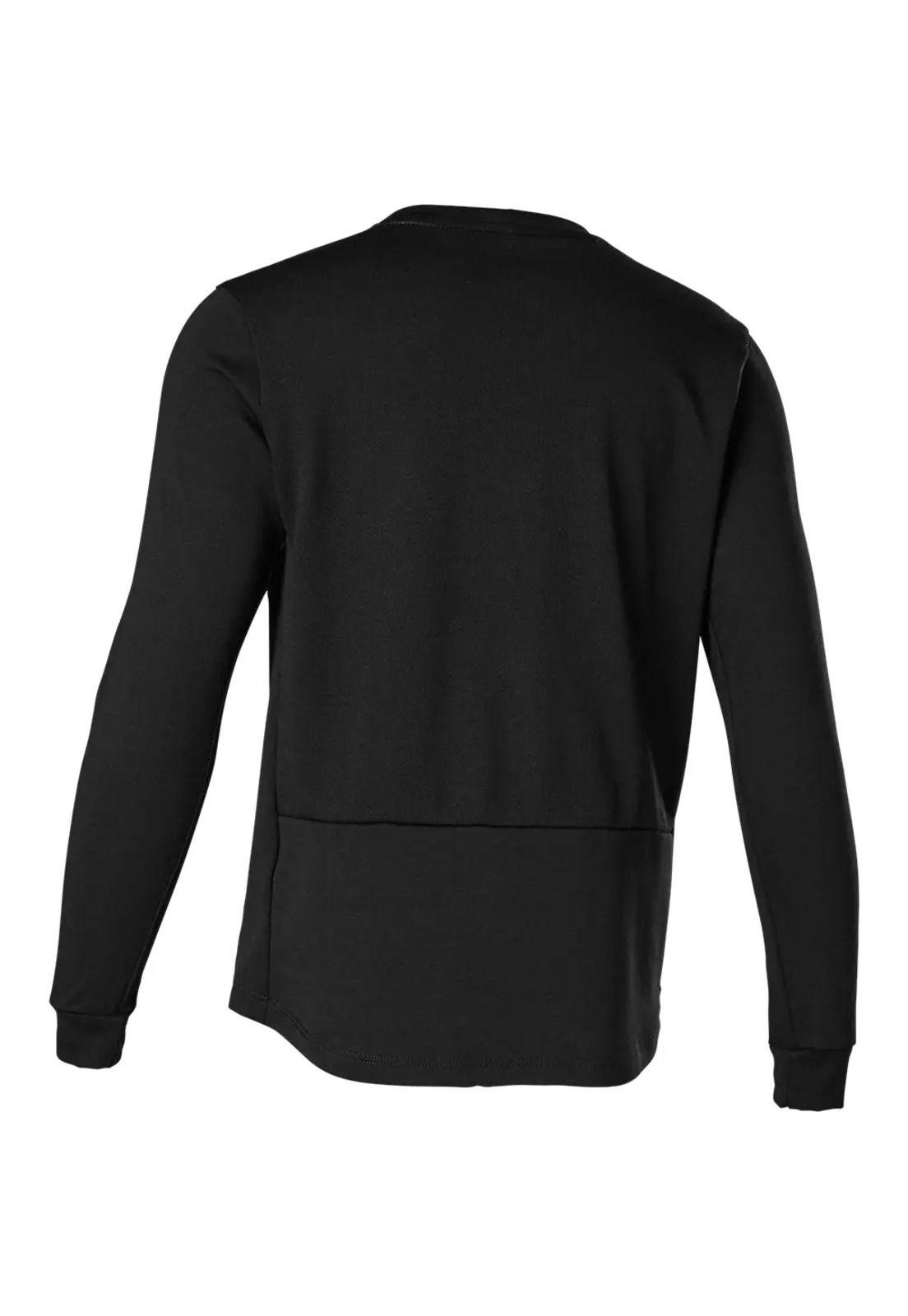 Polera Bicicleta Niño Ranger Drirelease Manga Larga Negro Fox-1