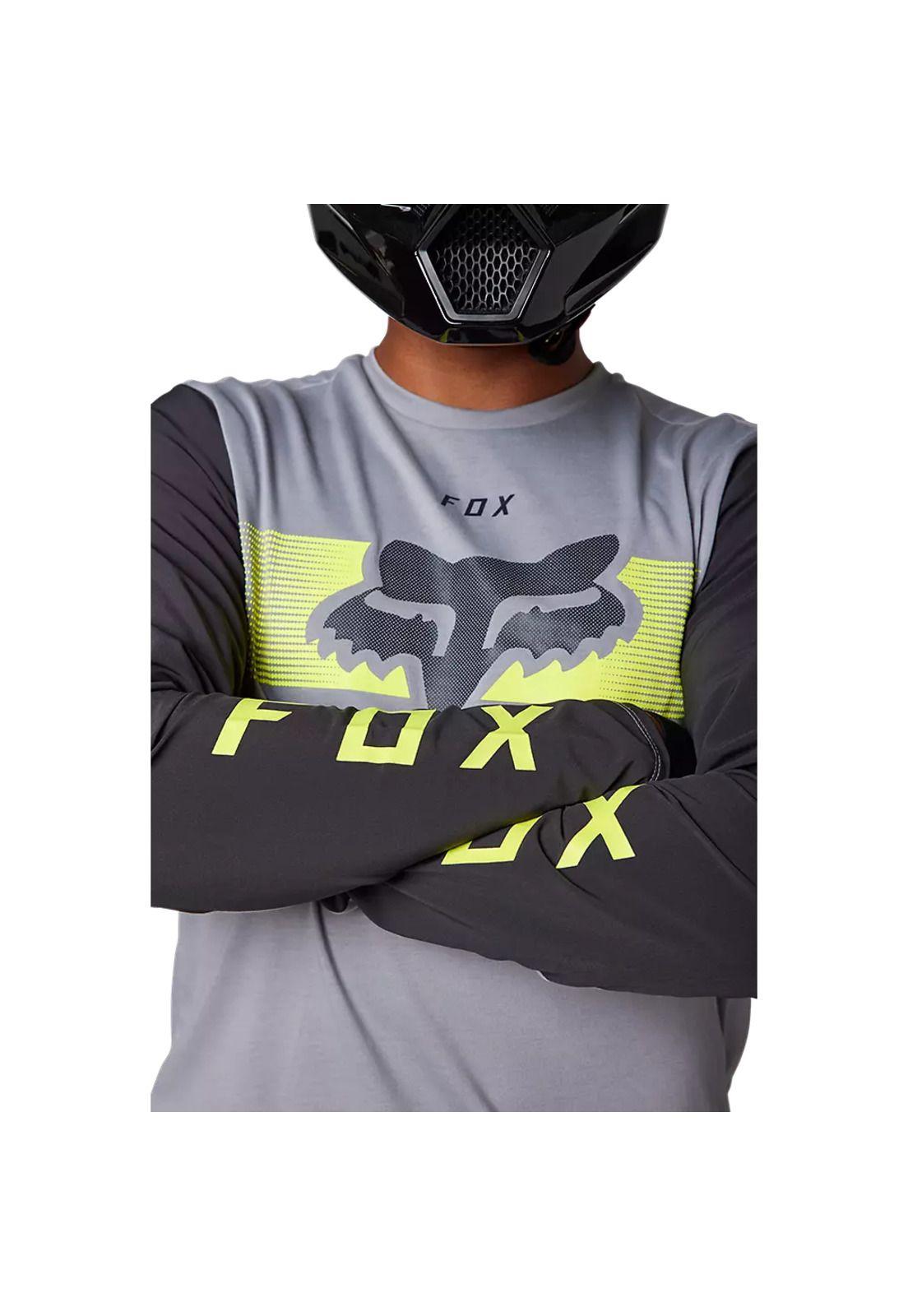Polera Moto Ranger Offroad Gris Fox-4