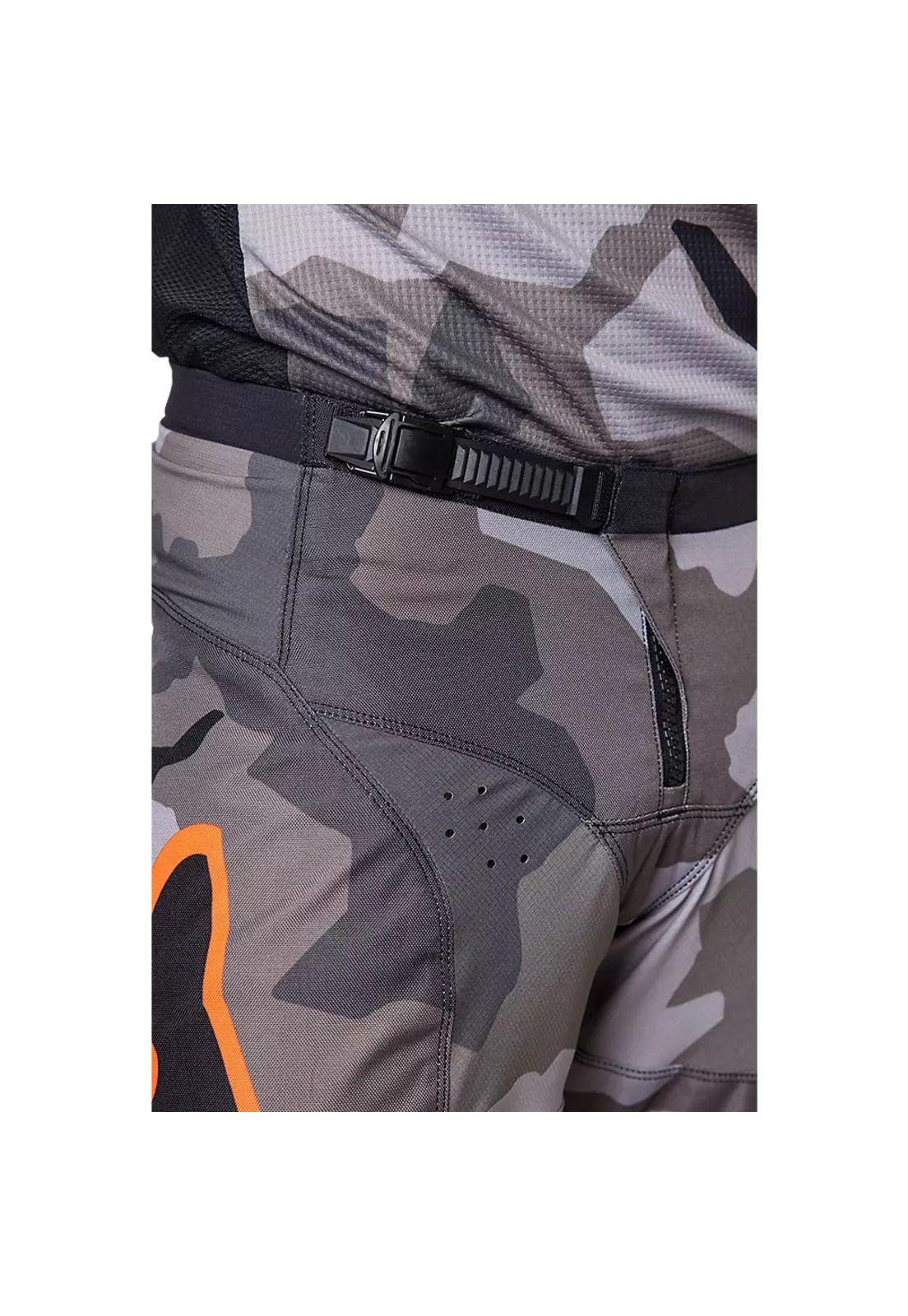 Pantalon Moto 180 BKNR Camo Gris/Naranjo Fox-3