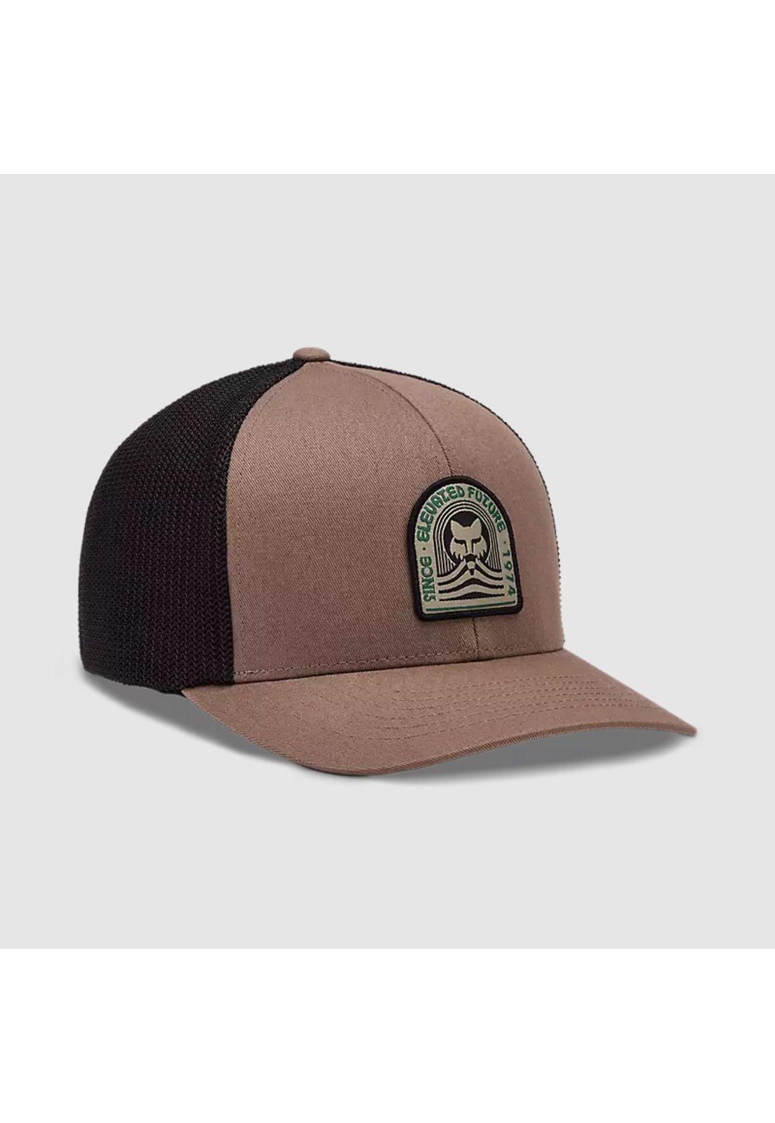 Gorro Jockey Lifestyle Exploration Flexfit Cafe Fox-0