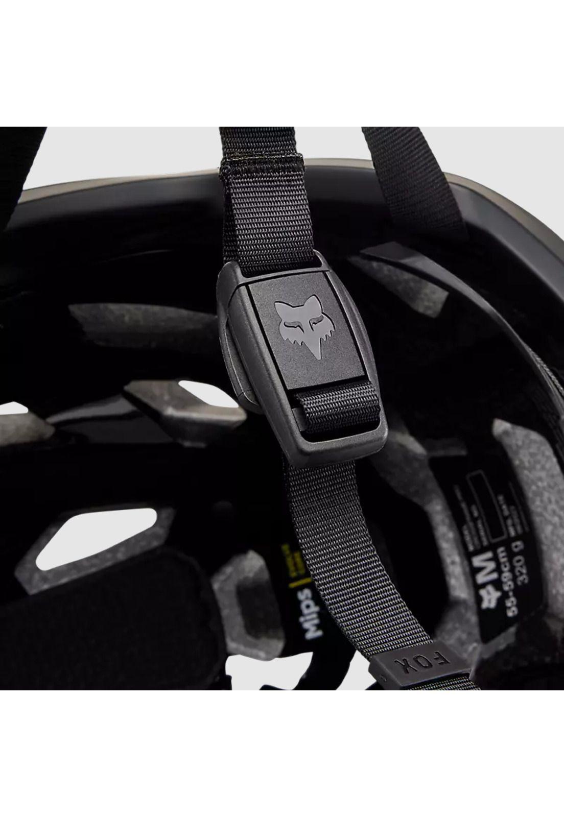 Casco Bicicleta Crossframe Pro Negro Matte Fox-5