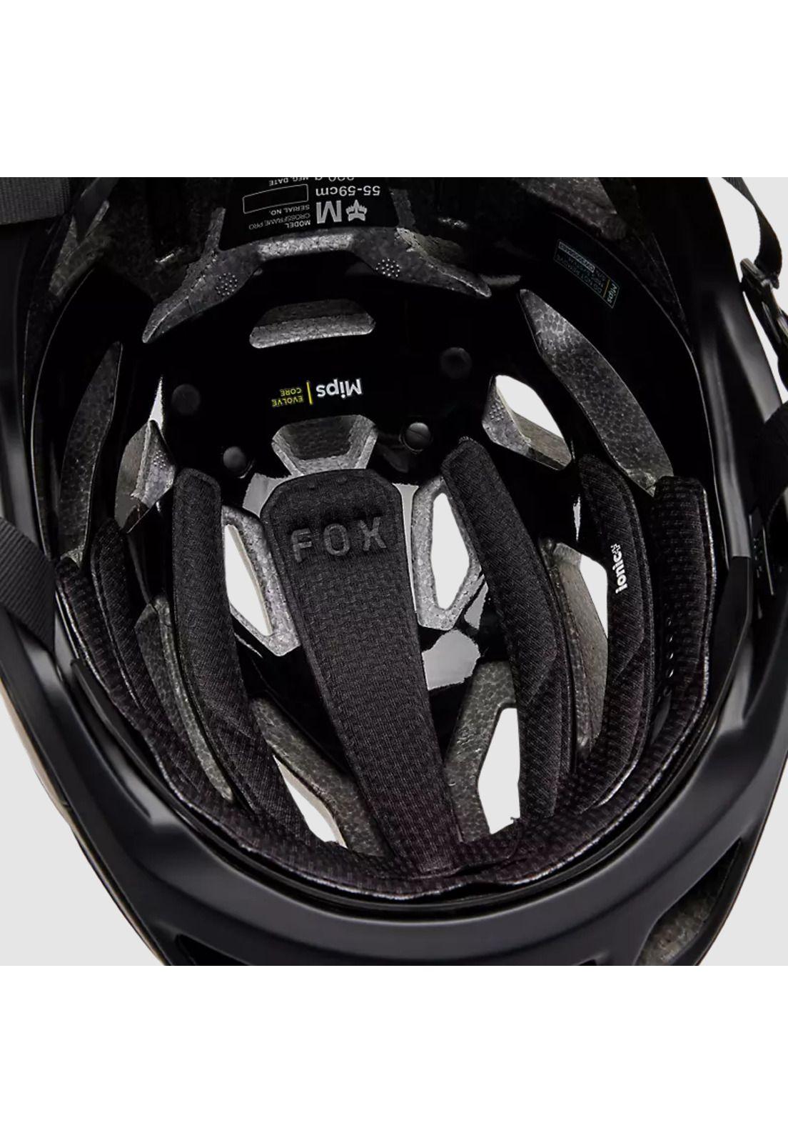 Casco Bicicleta Crossframe Pro Negro Matte Fox-9