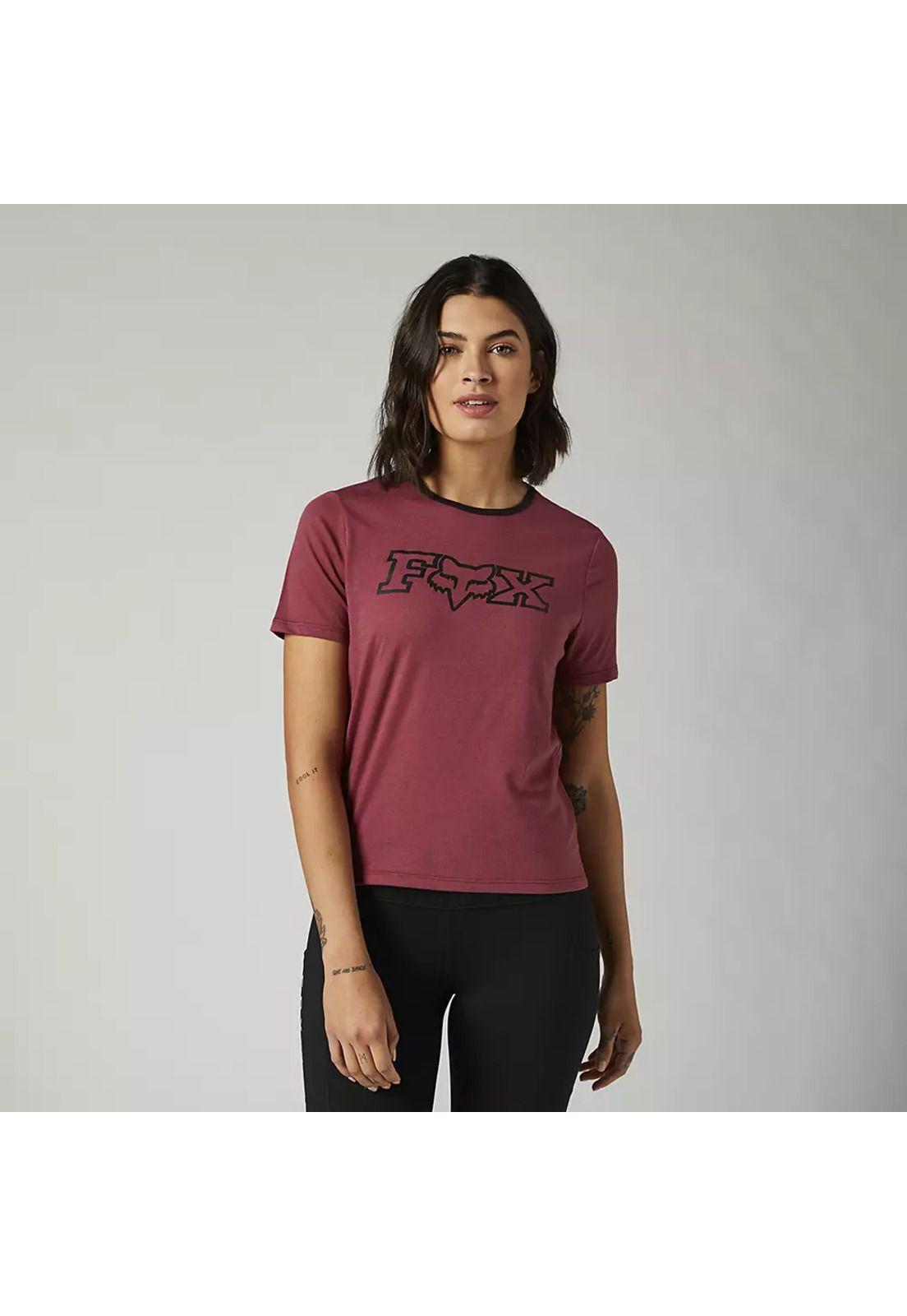 Polera Lifestyle Mujer Kickstart Morado Fox-0