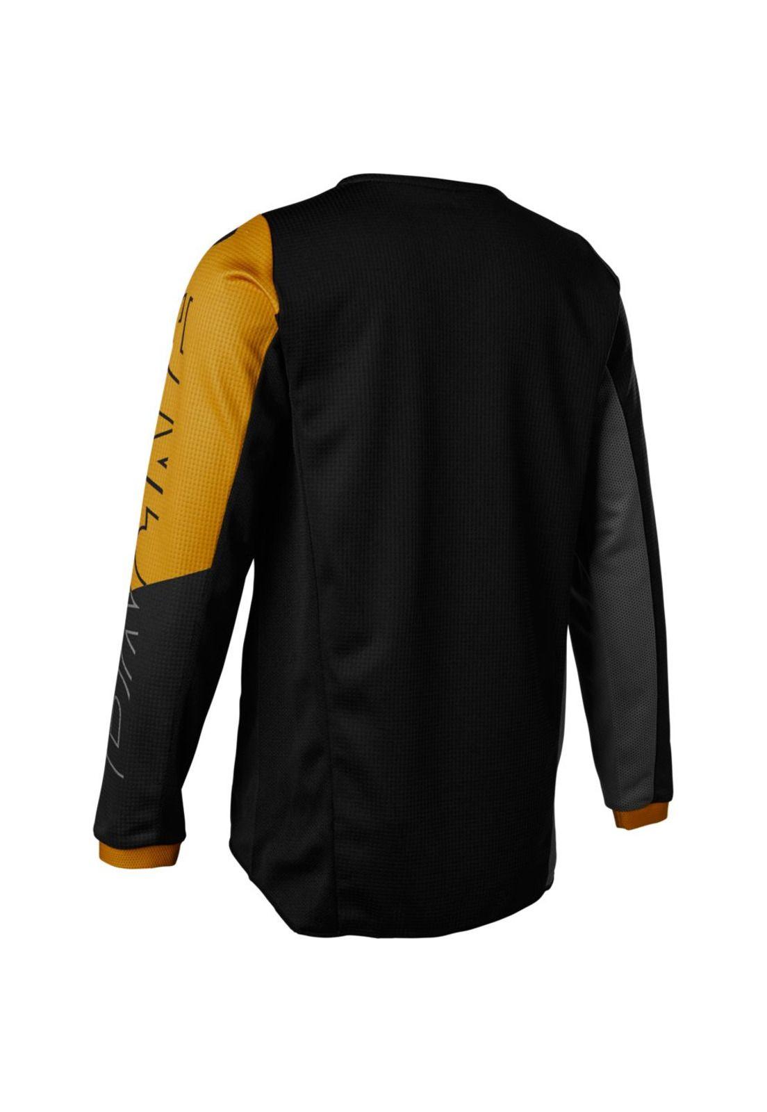 Polera Moto Niño 180 Skew Negro Fox-4