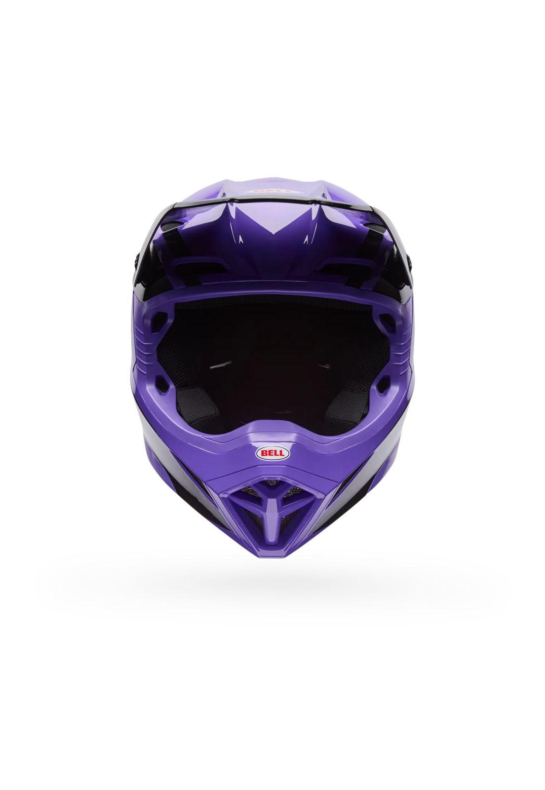 Casco Moto Niño MX-10 Mips Talon  Morado Bell-2