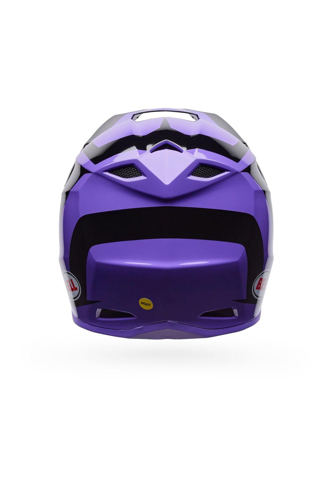 Casco Moto Niño MX-10 Mips Talon  Morado Bell-3