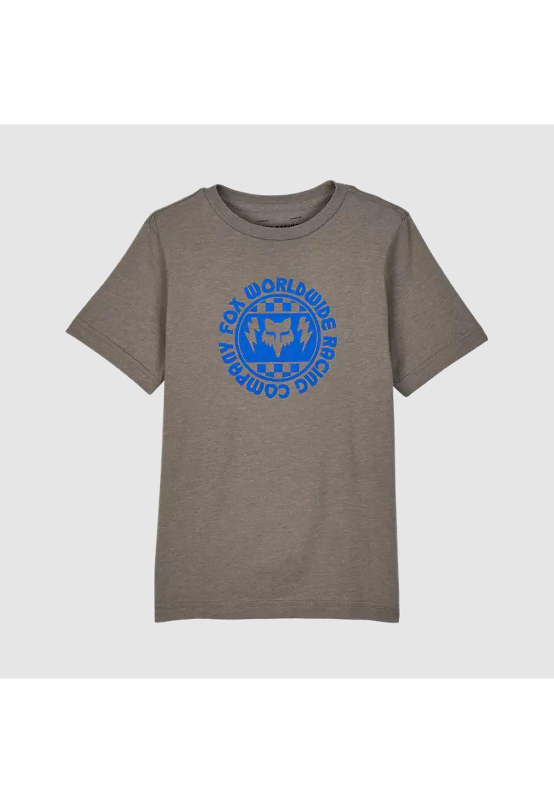 Polera Lifestyle Niño Next Level Premium Gris Fox-0