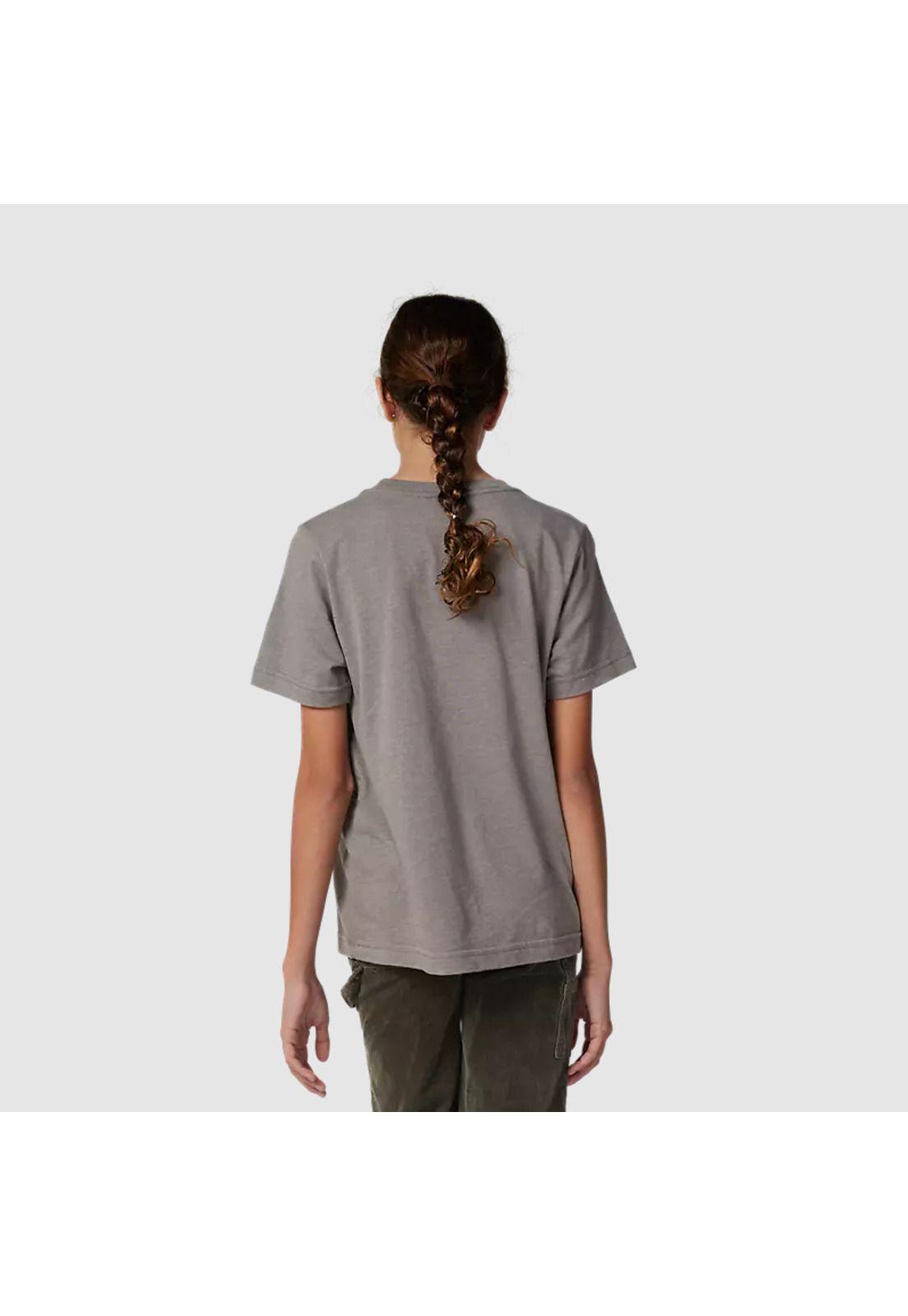 Polera Lifestyle Niño Next Level Premium Gris Fox-3