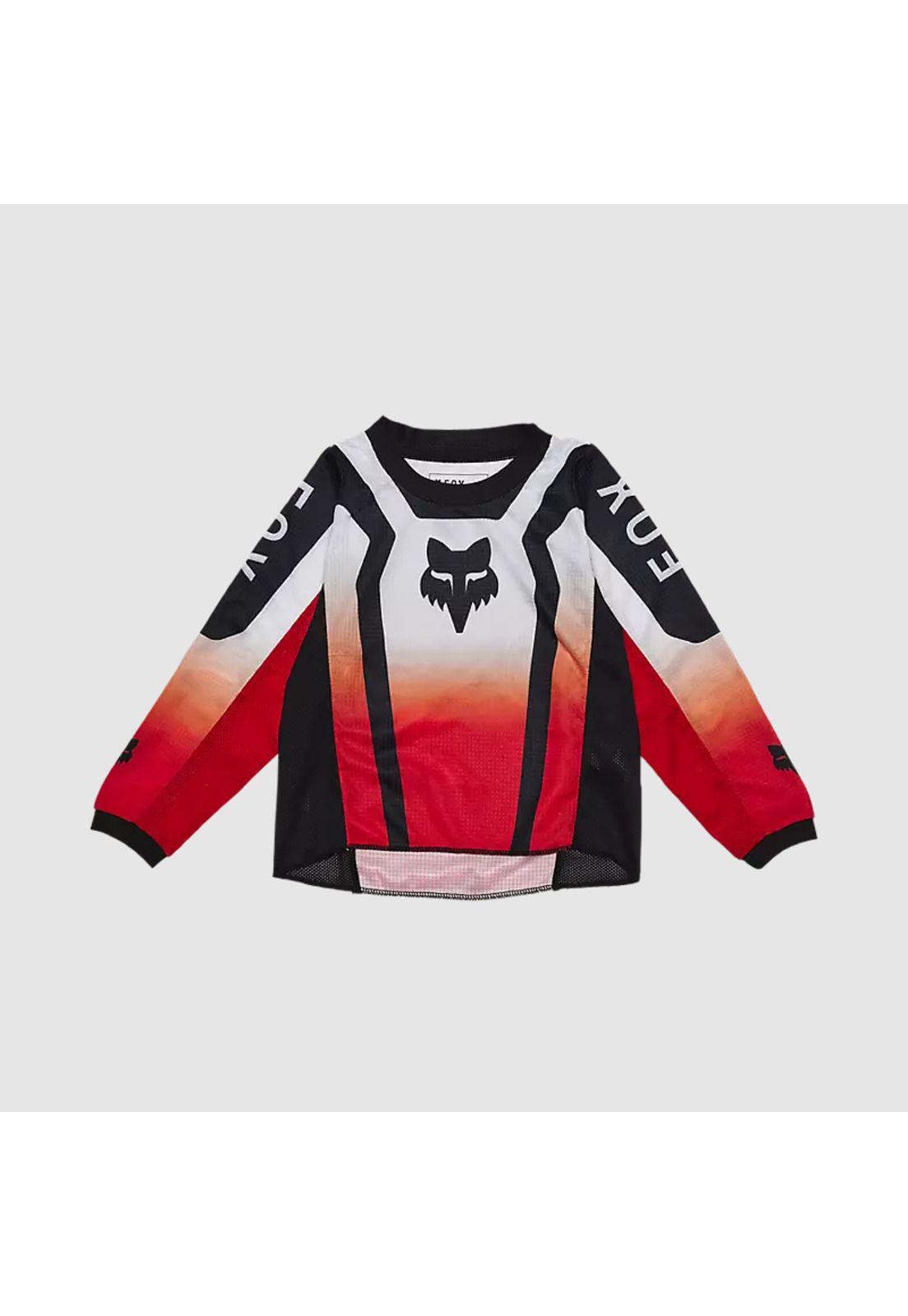 Polera Moto Infantil 180 Lean Rojo Fox-0