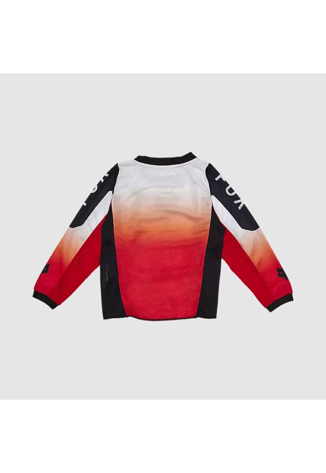 Polera Moto Infantil 180 Lean Rojo Fox-1