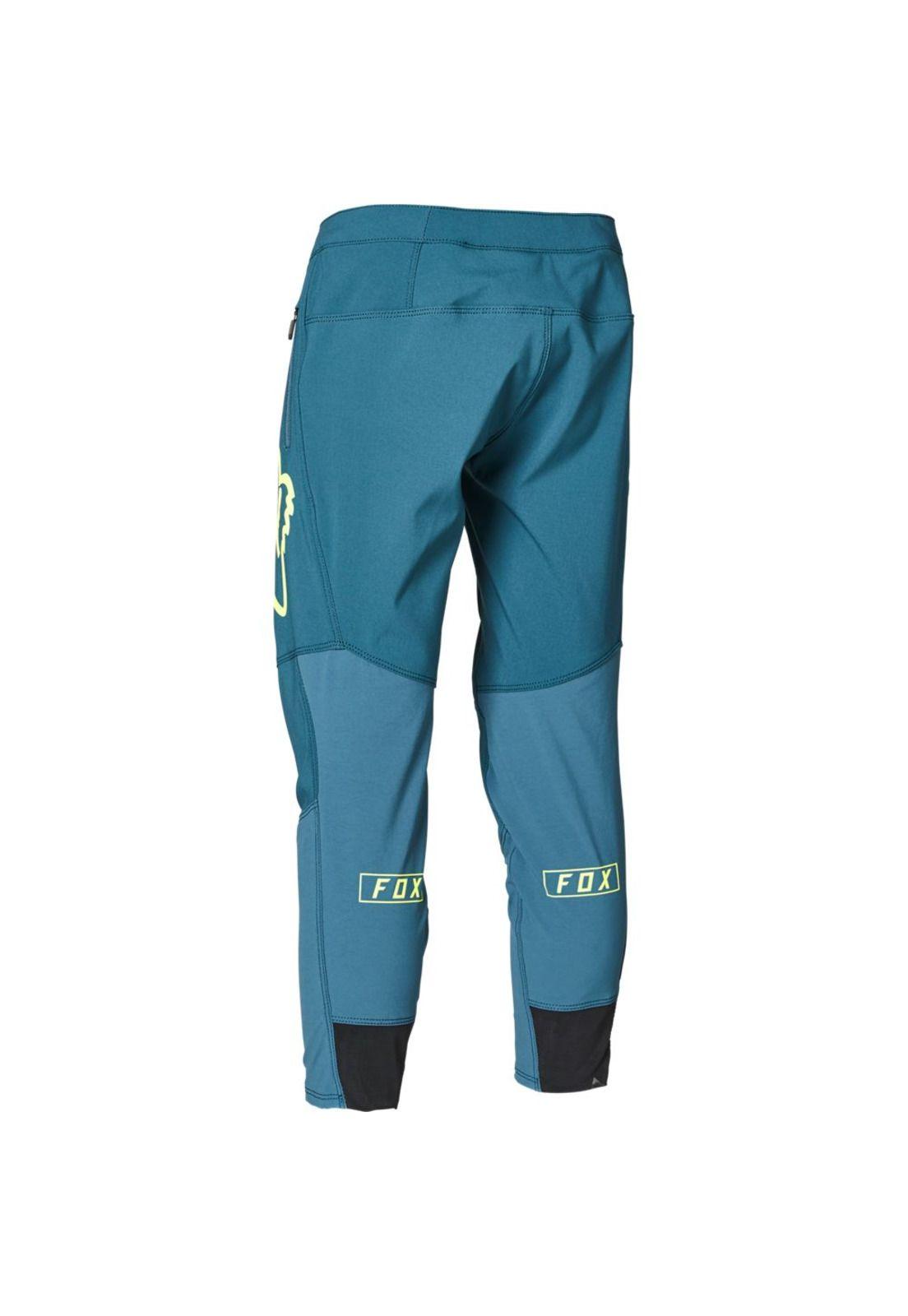Pantalon Bicicleta Niño Defend Azul Fox-1